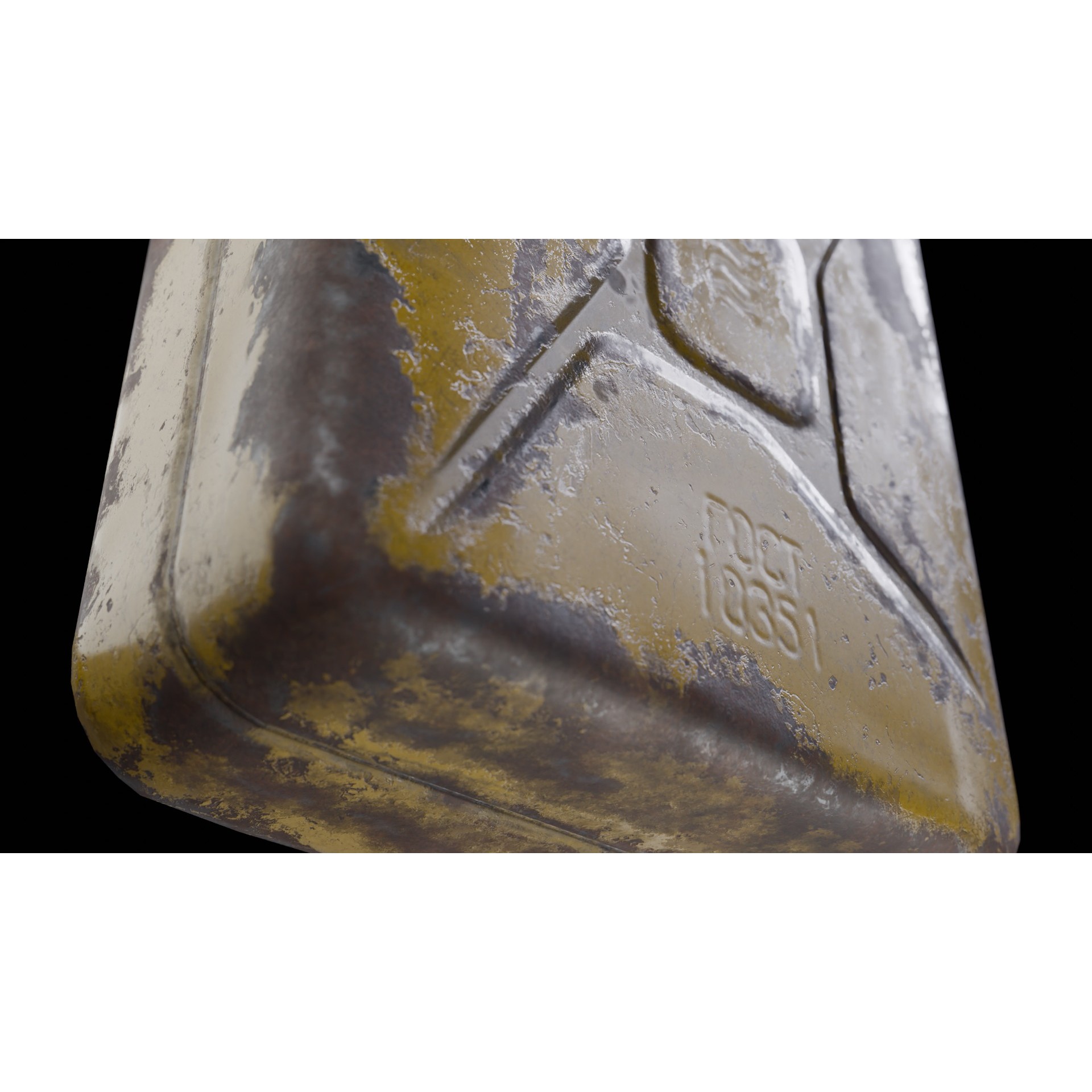 Soviet Fuel Canister - Low-Poly Game-Ready 3D Model - View 17