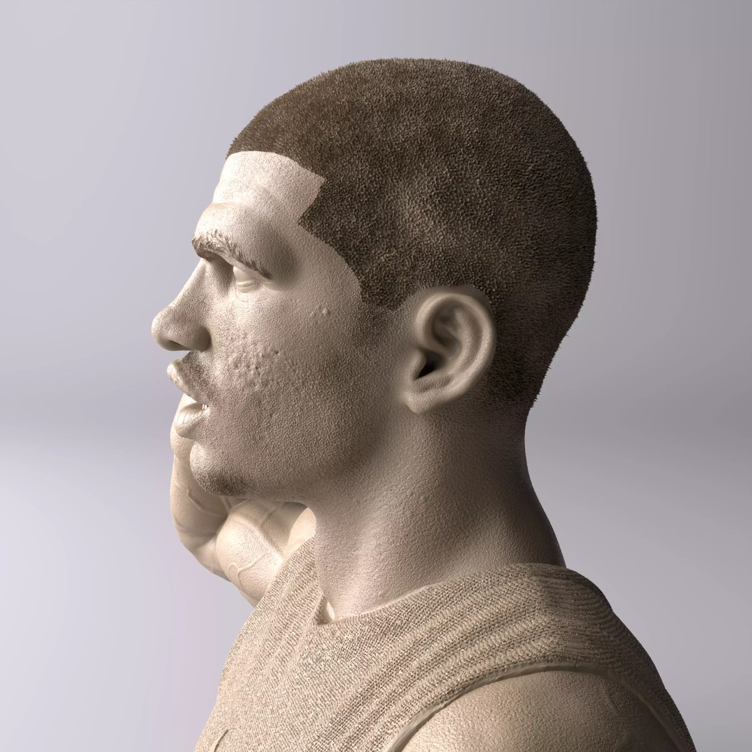 Carlos Alcaraz 3D Model – Premium Collectible Diorama, FBX/OBJ - View 6
