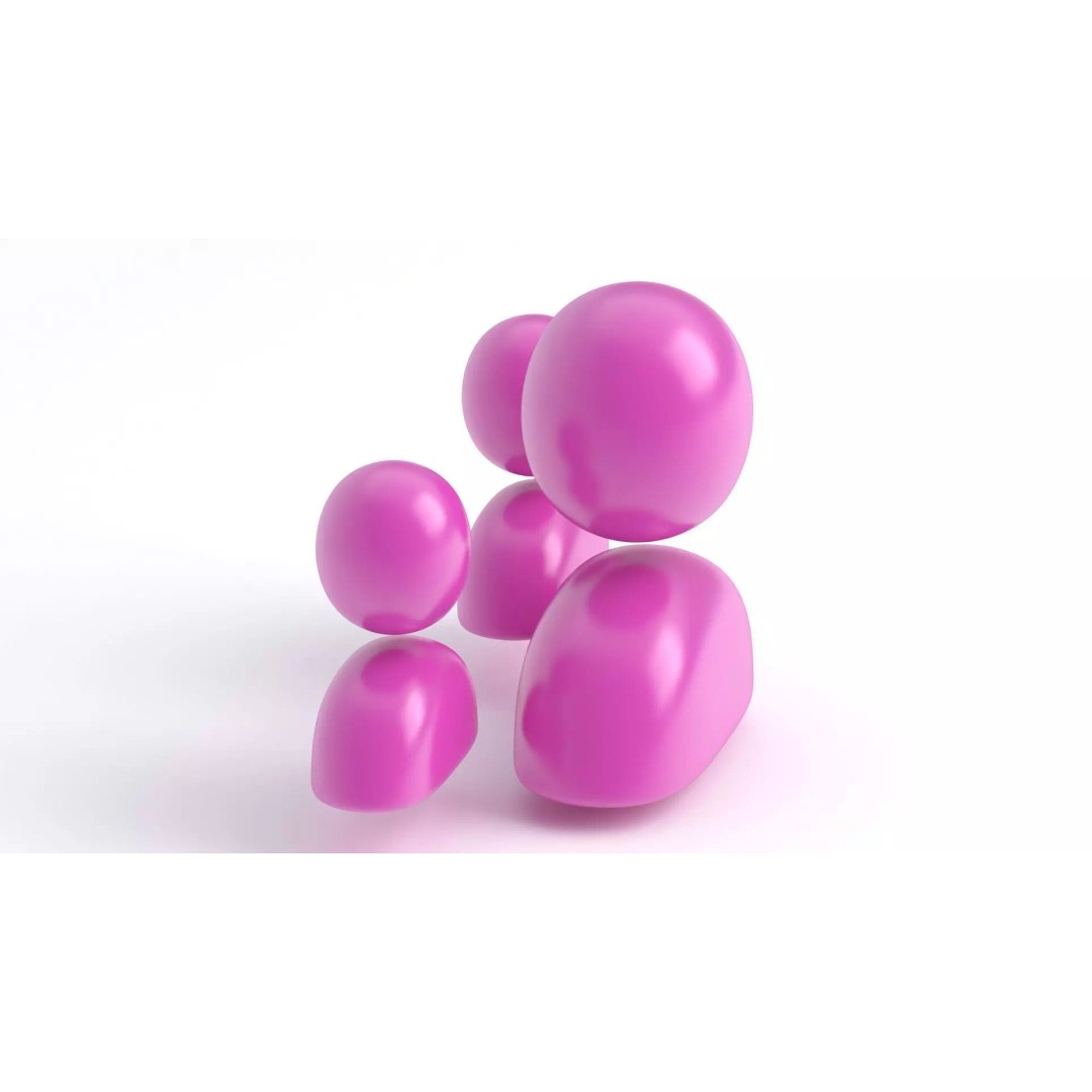 Group User Icon 3D Model – High Poly Cartoon Style, OBJ & Max Formats - View 5