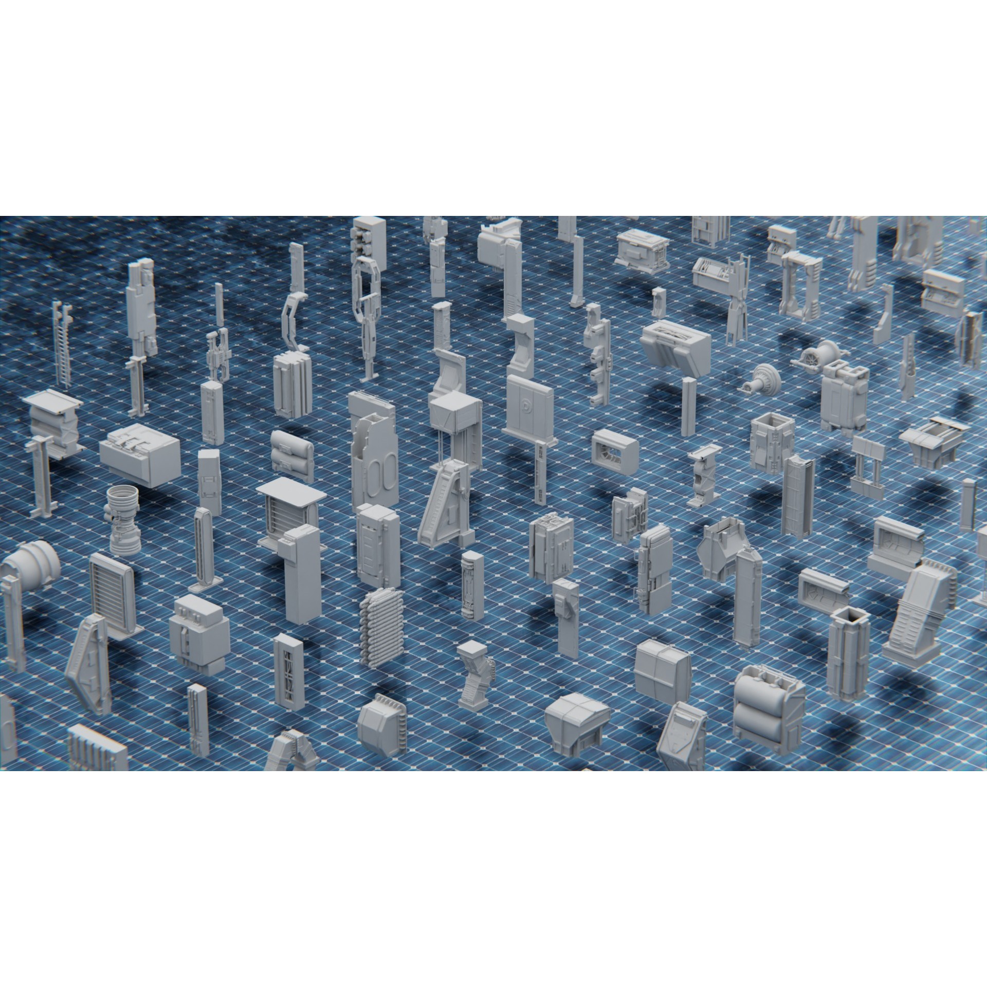 Tech Heavy Kit - Low-Poly Game-Ready 3D Model - View 4