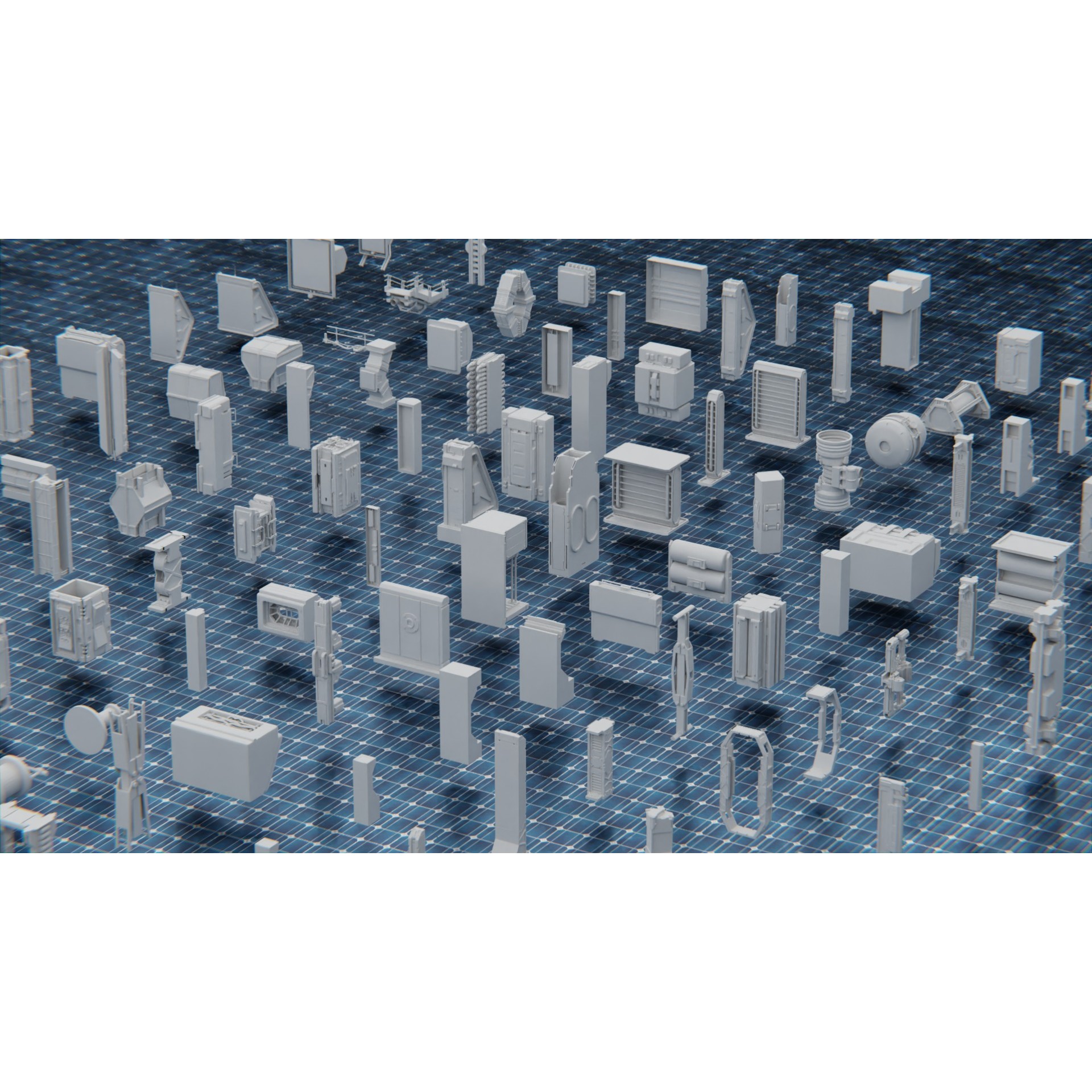 Tech Heavy Kit - Low-Poly Game-Ready 3D Model - View 5
