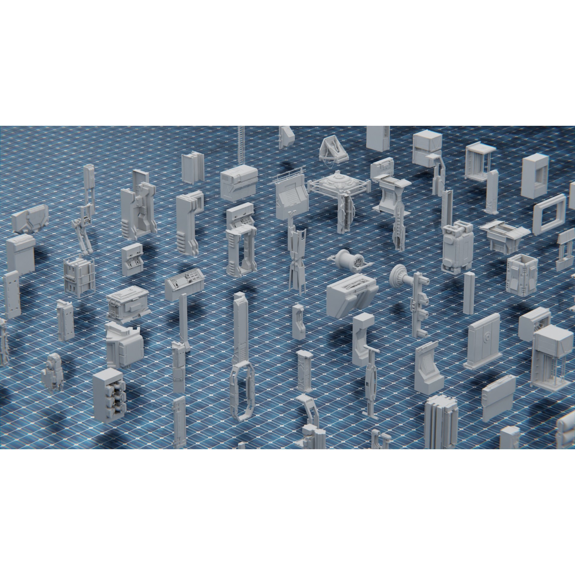 Tech Heavy Kit - Low-Poly Game-Ready 3D Model - View 6