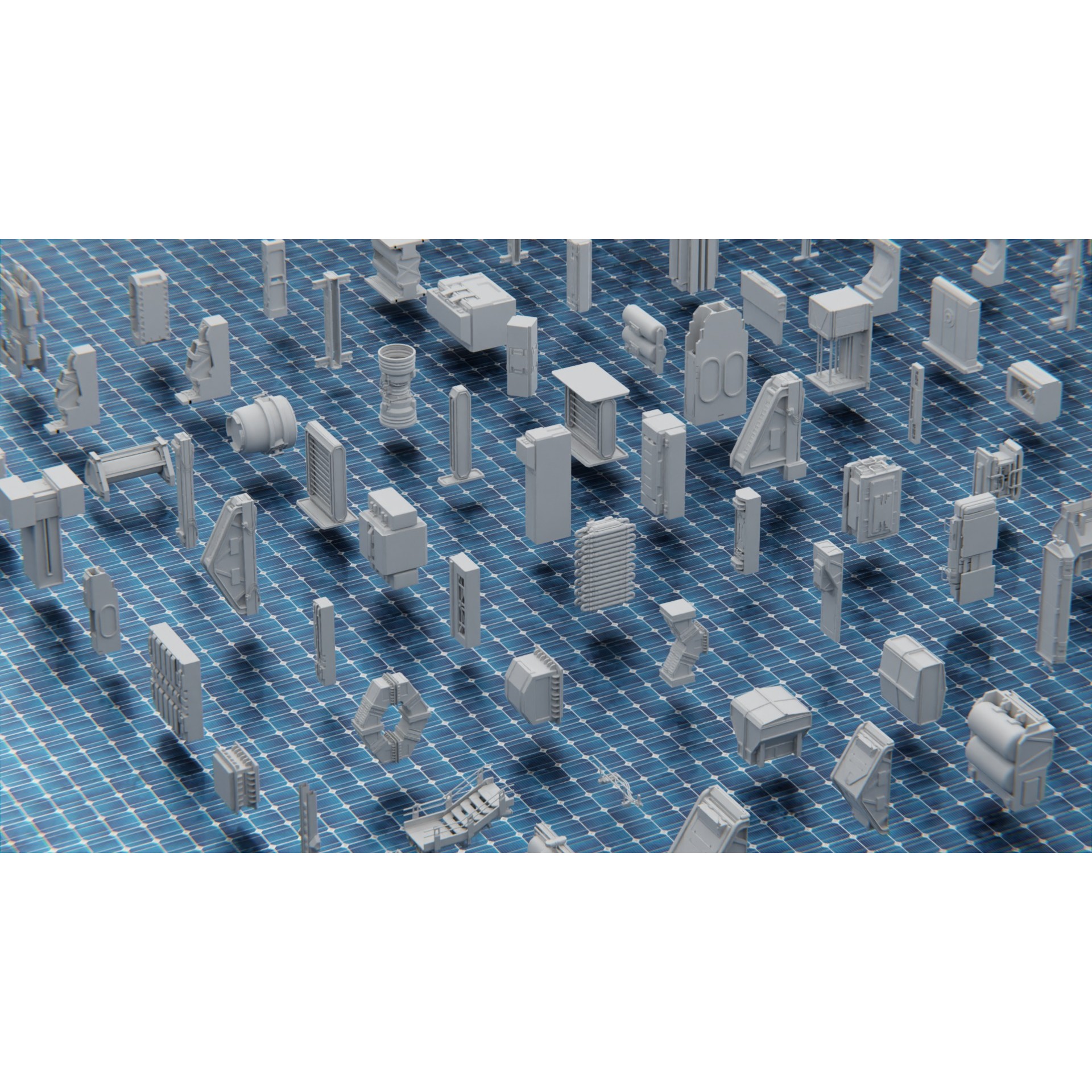 Tech Heavy Kit - Low-Poly Game-Ready 3D Model - View 7