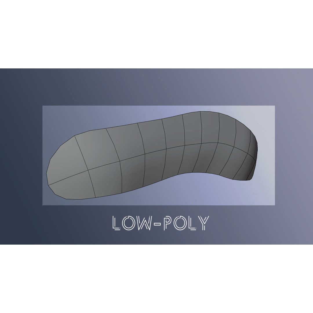 Eyebrow Pack 3D Model – Low Poly Hair Grooming Asset, FBX & Blender - View 9