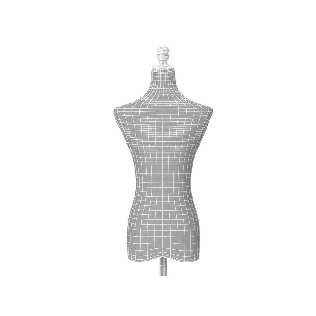 Tailors Dummy 3D Model – Low Poly PBR Mannequin, FBX, OBJ - View 18