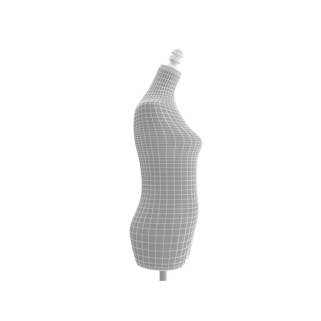 Tailors Dummy 3D Model – Low Poly PBR Mannequin, FBX, OBJ - View 19