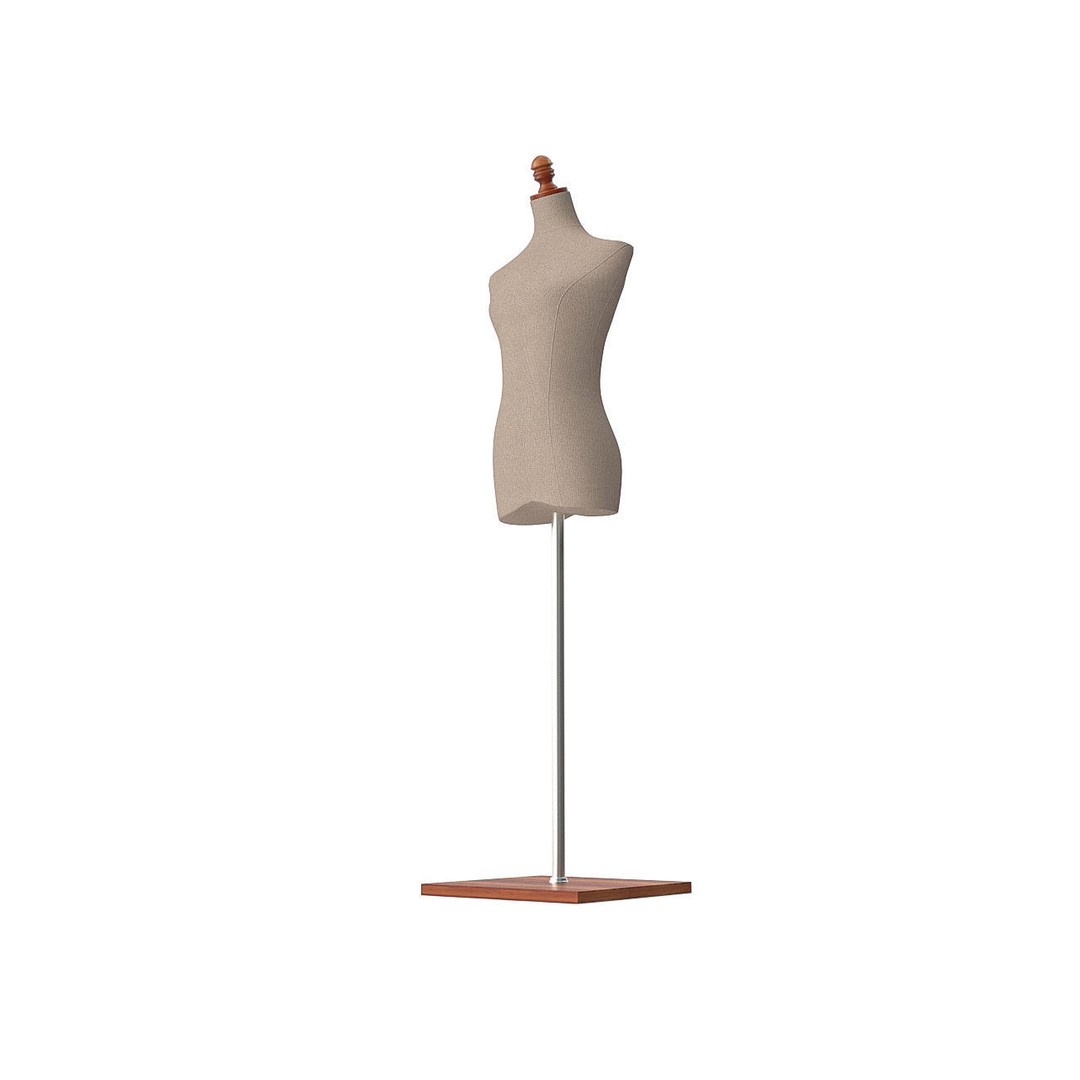 Tailors Dummy 3D Model – Low Poly PBR Mannequin, FBX, OBJ - View 4