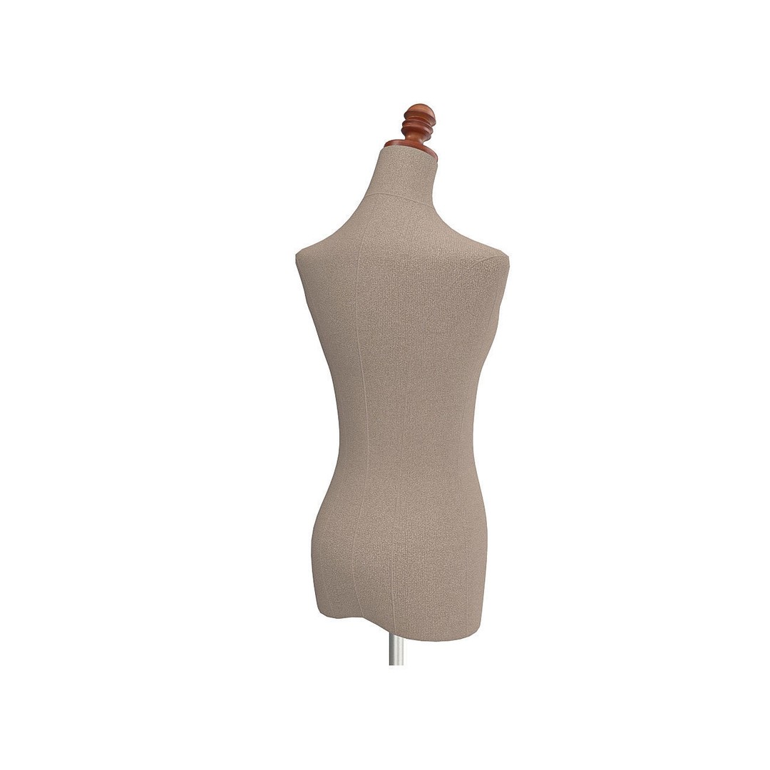Tailors Dummy 3D Model – Low Poly PBR Mannequin, FBX, OBJ - View 8