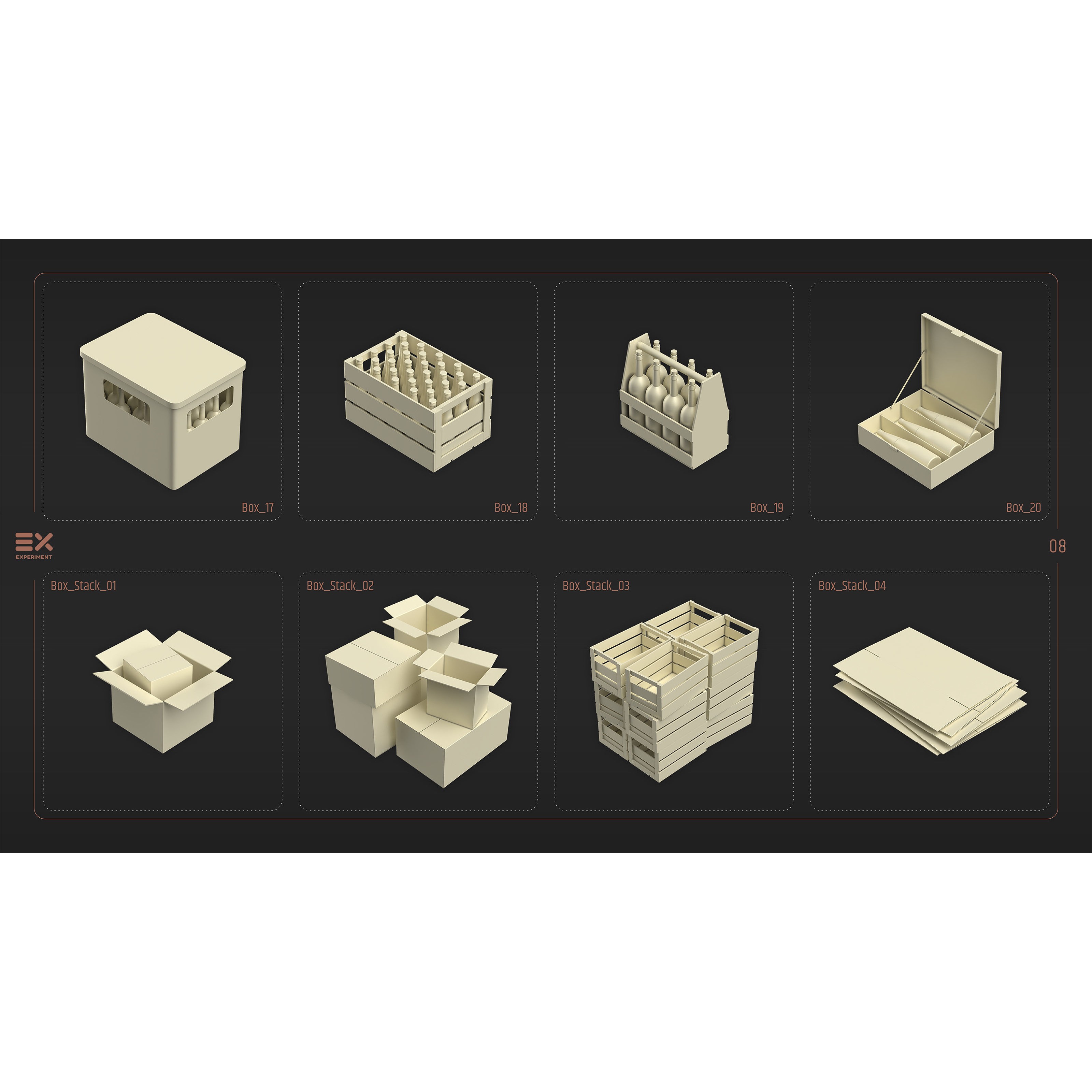 Warehouse Props Collection - Low-Poly Game-Ready 3D Model - View 12