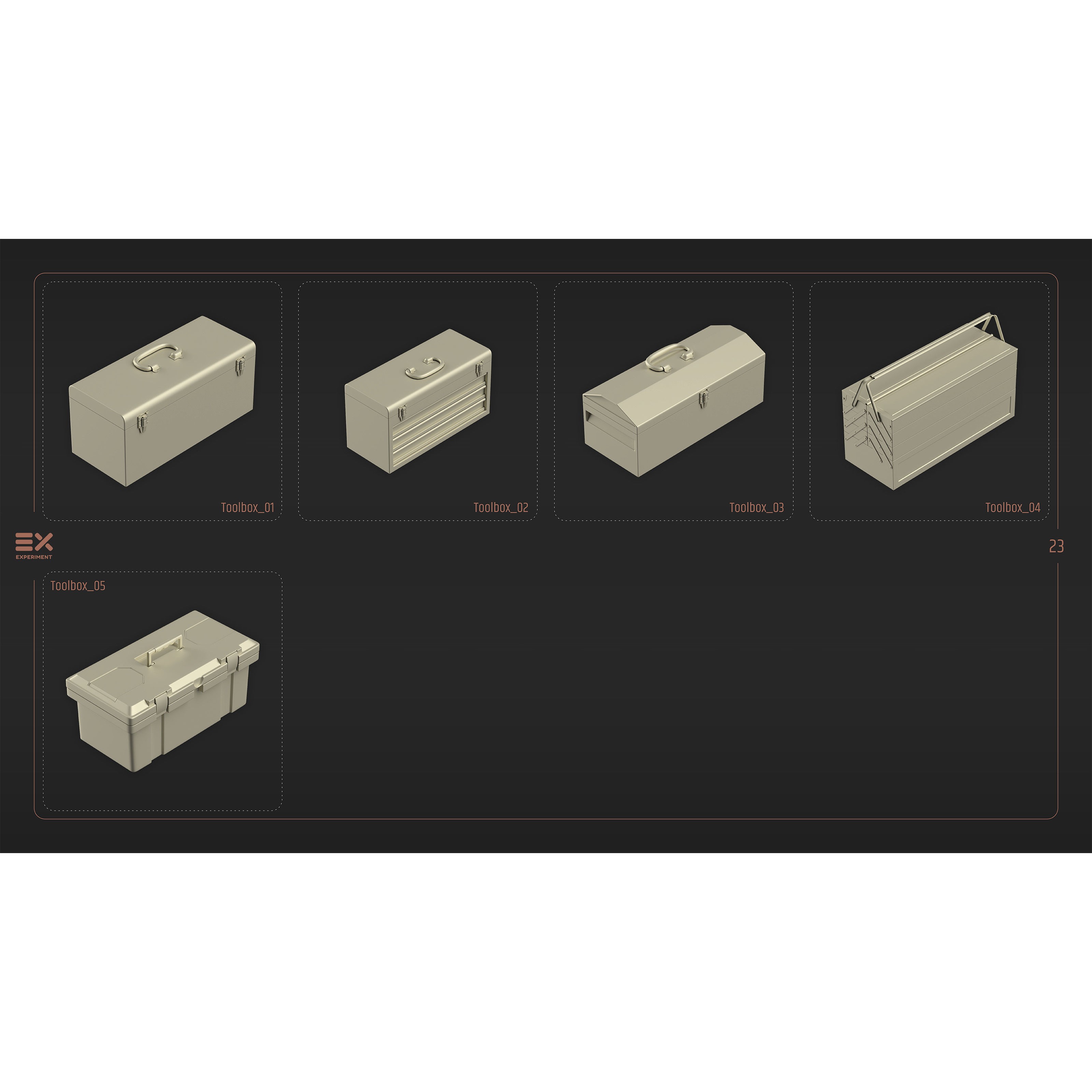 Warehouse Props Collection - Low-Poly Game-Ready 3D Model - View 27