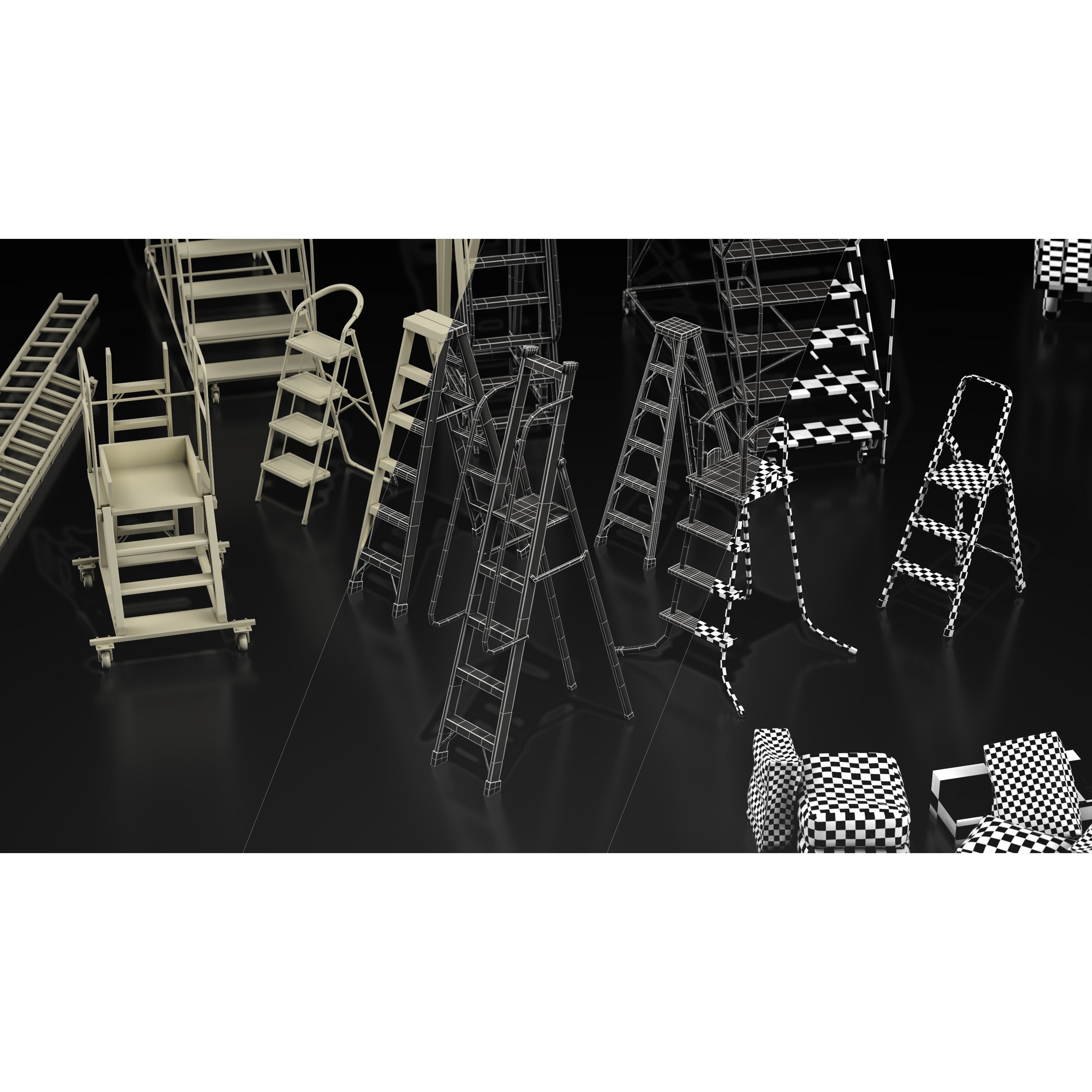 Warehouse Props Collection - Low-Poly Game-Ready 3D Model - View 6