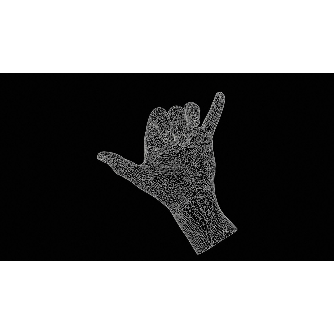 Male Hand 3D Model – Low Poly Photogrammetry Asset, FBX, Blender - View 13