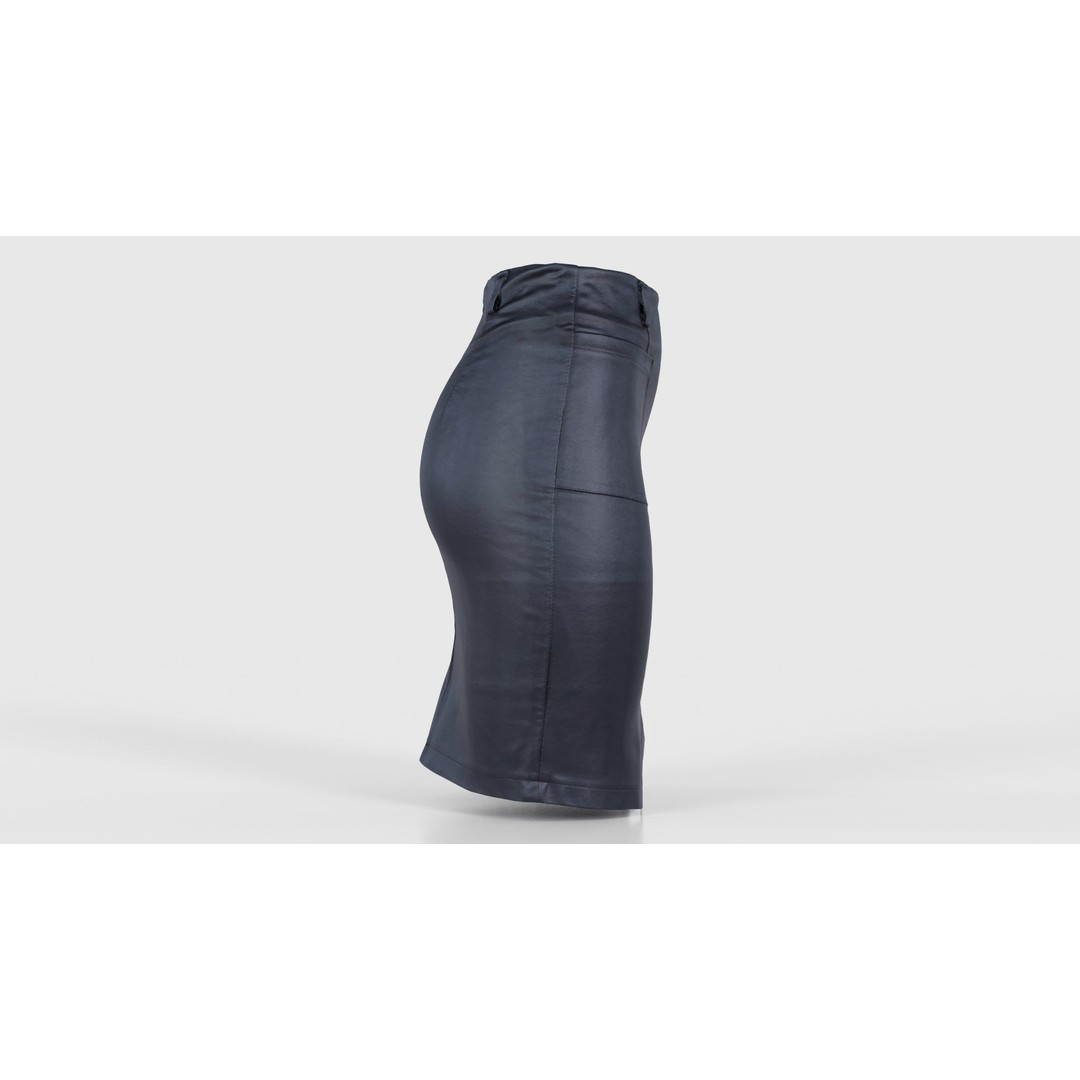 Leather Pocket Pencil Skirt 3D Model – Low Poly Game Asset, FBX, Blender - View 20