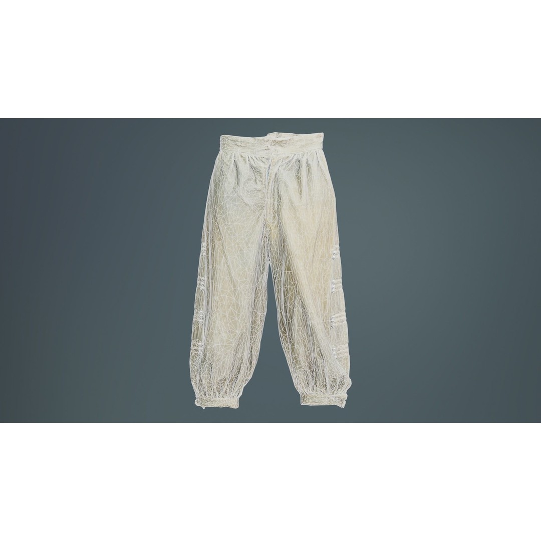 Plus Trousers 3D Model – Low Poly Clothing Asset, FBX, PBR - View 11