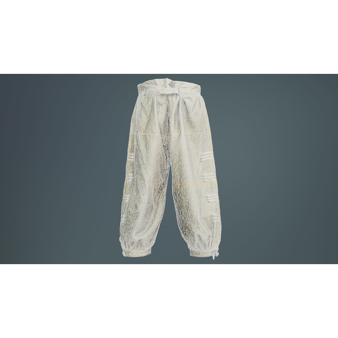 Plus Trousers 3D Model – Low Poly Clothing Asset, FBX, PBR - View 12