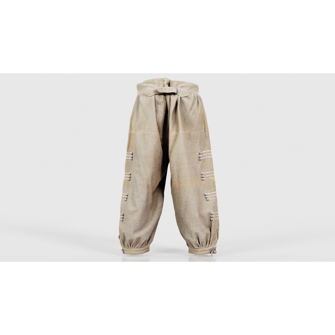 Plus Trousers 3D Model – Low Poly Clothing Asset, FBX, PBR - View 23