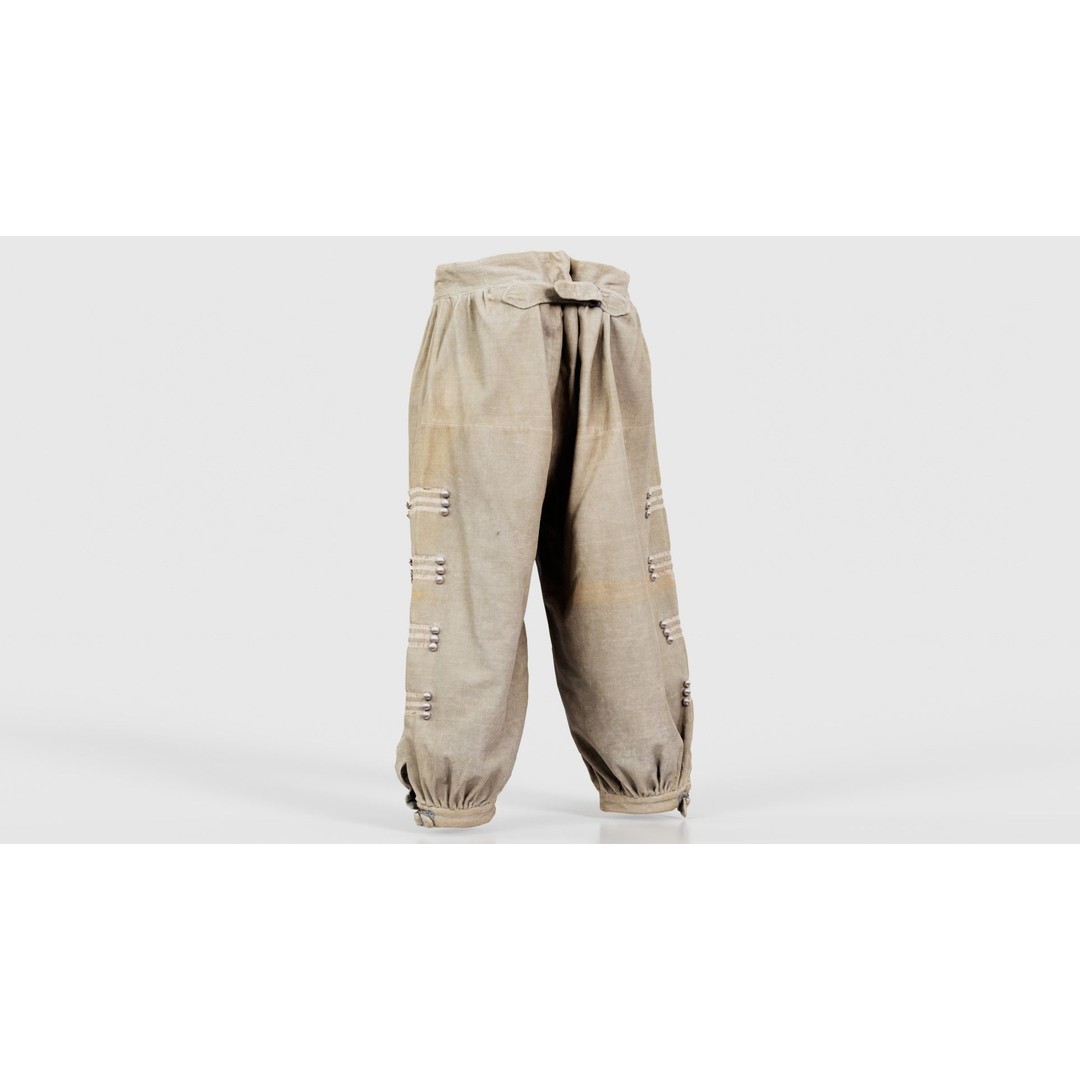 Plus Trousers 3D Model – Low Poly Clothing Asset, FBX, PBR - View 24