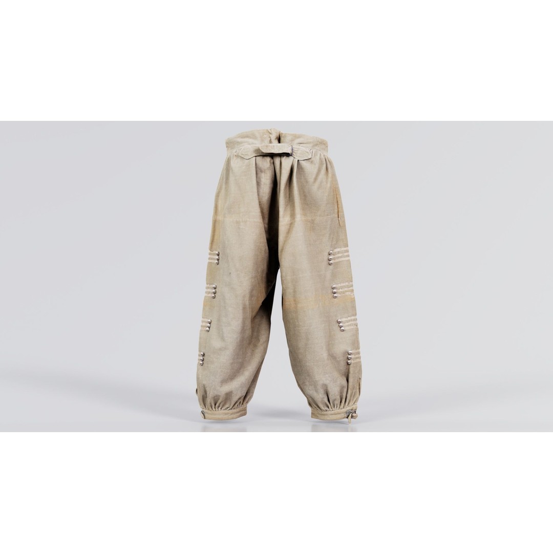 Plus Trousers 3D Model – Low Poly Clothing Asset, FBX, PBR - View 3