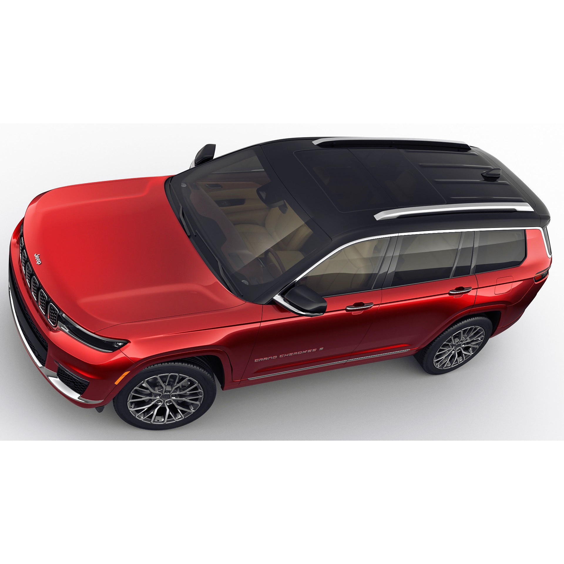 Jeep Grand Cherokee L 2022 - Detailed 3D Model - View 10