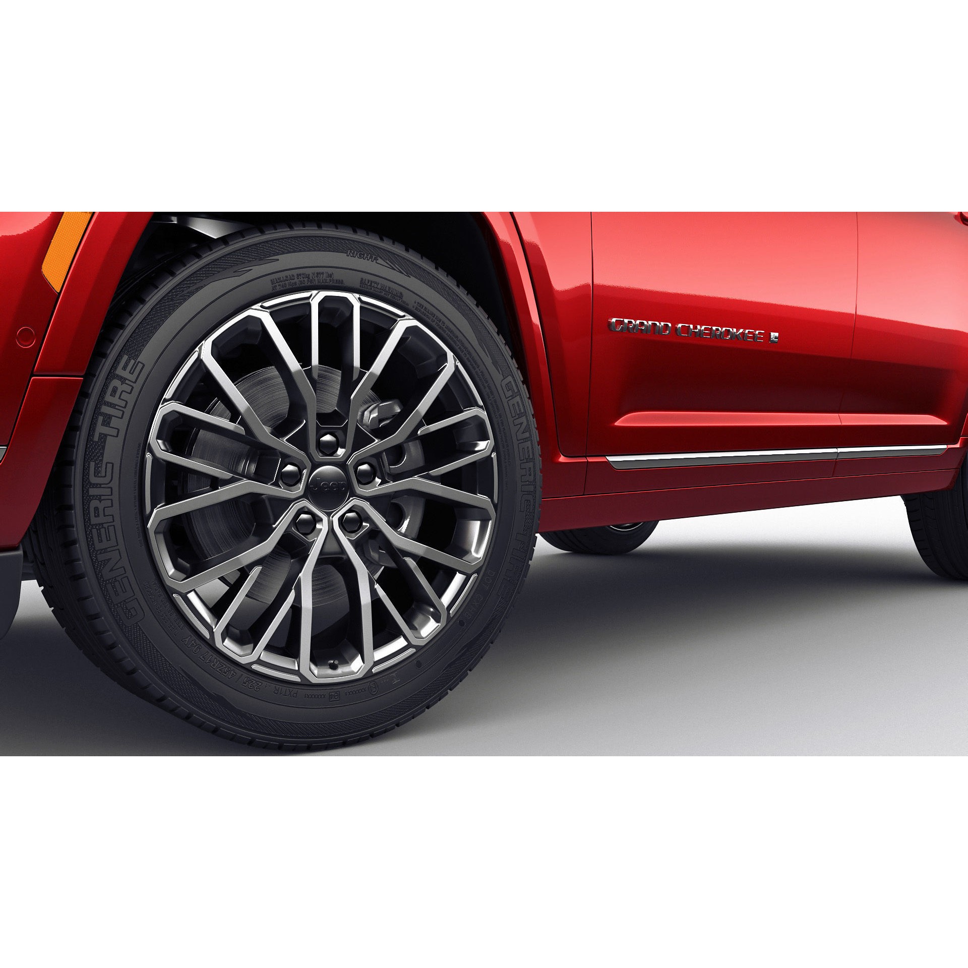 Jeep Grand Cherokee L 2022 - Detailed 3D Model - View 14