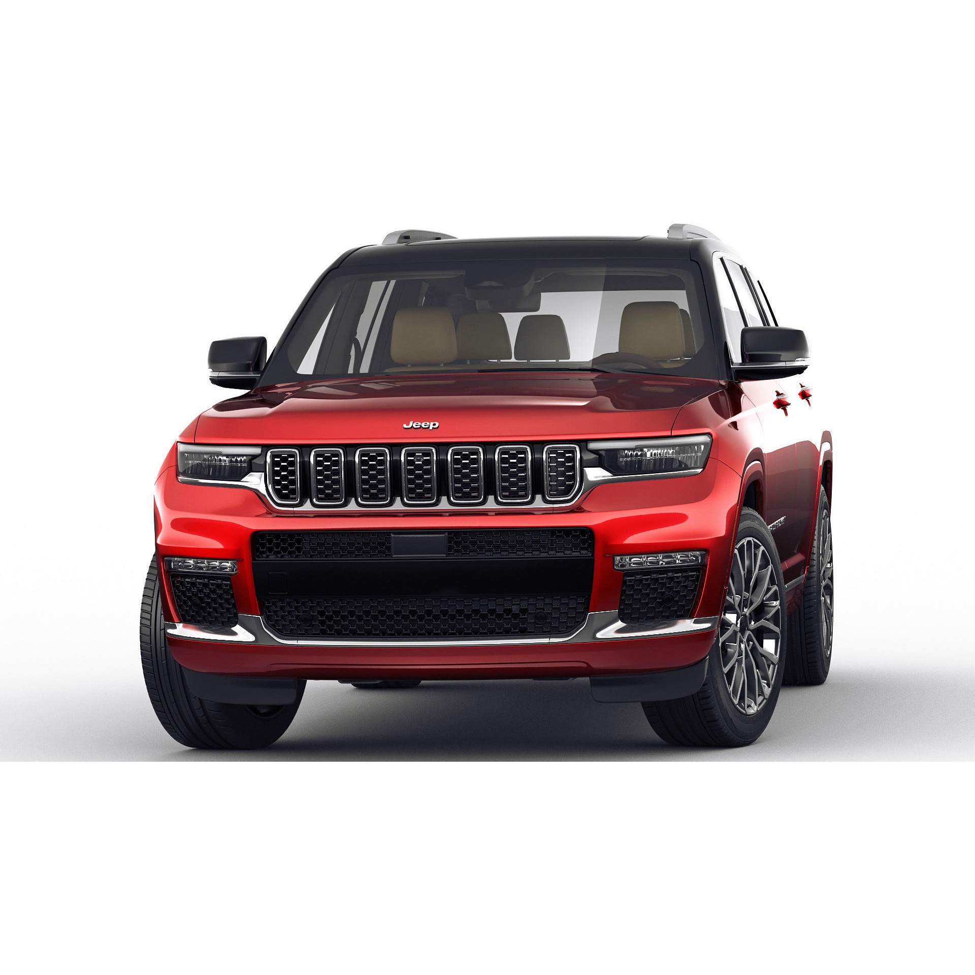 Jeep Grand Cherokee L 2022 - Detailed 3D Model - View 16
