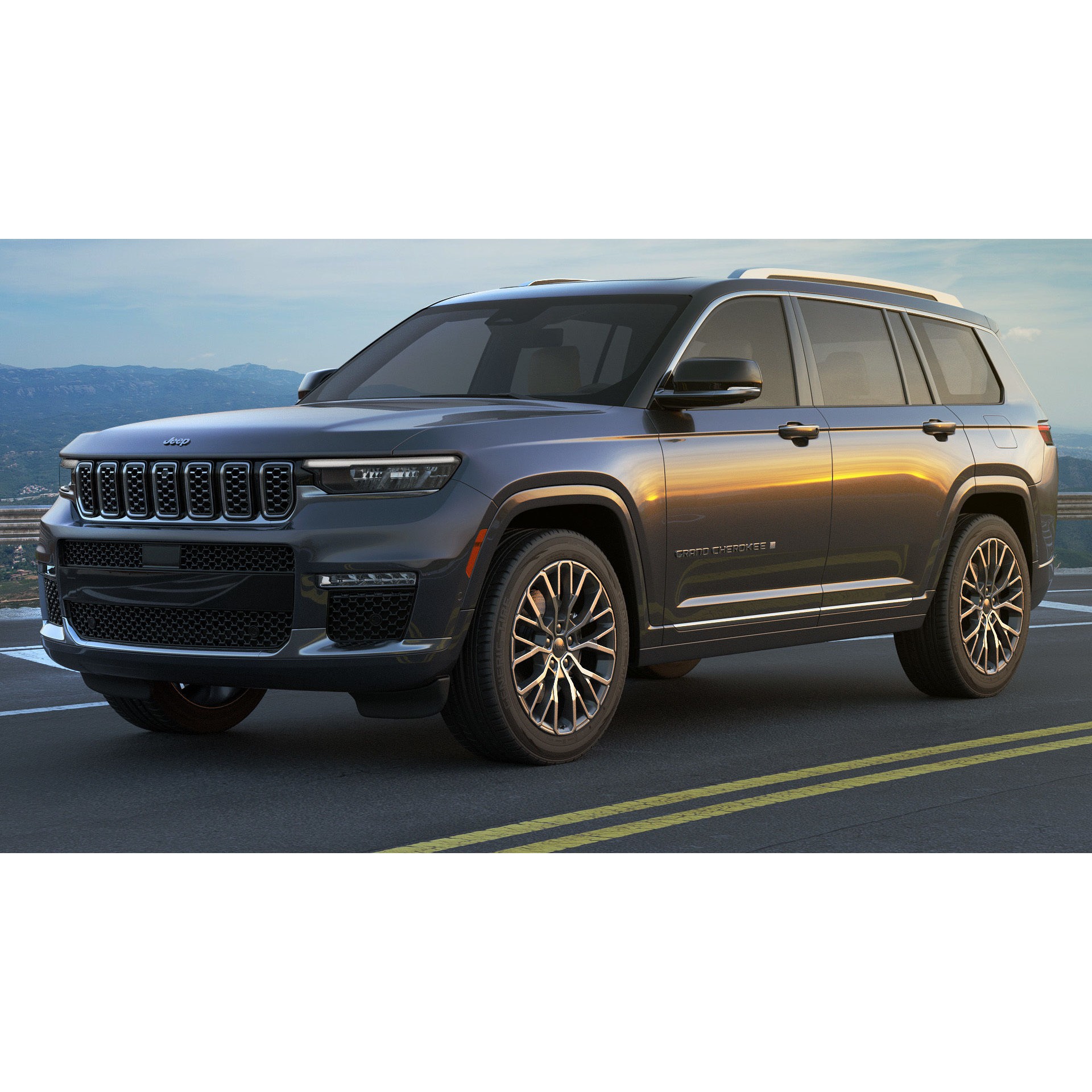 Jeep Grand Cherokee L 2022 - Detailed 3D Model - View 21