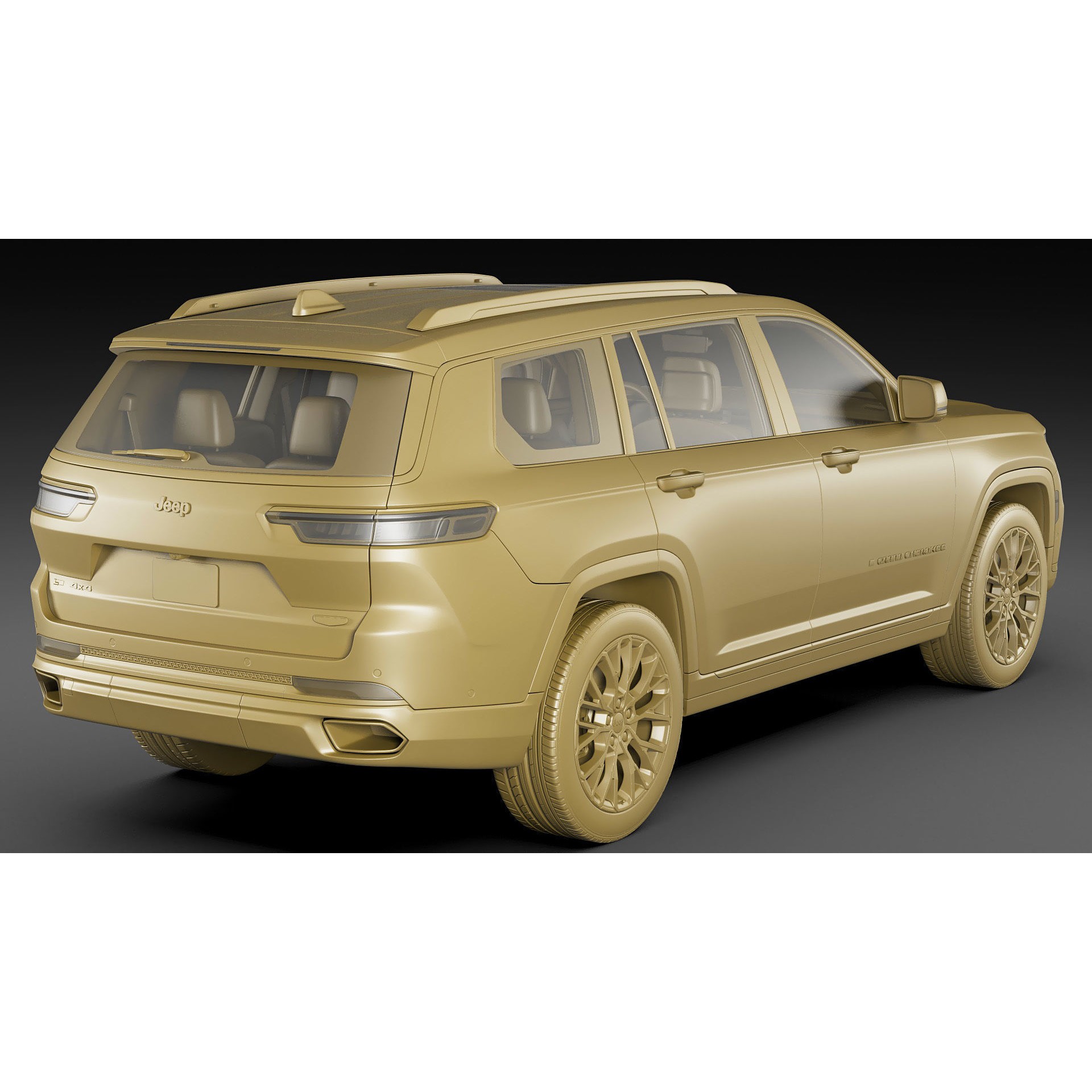 Jeep Grand Cherokee L 2022 - Detailed 3D Model - View 24