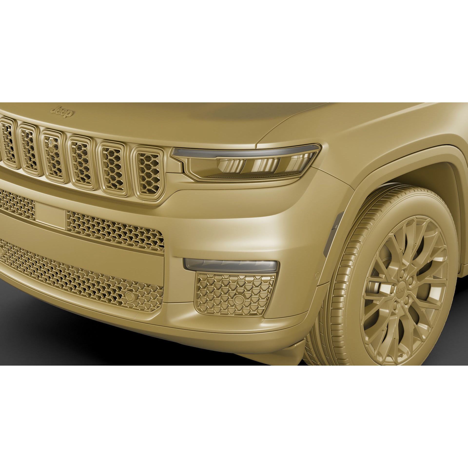 Jeep Grand Cherokee L 2022 - Detailed 3D Model - View 25