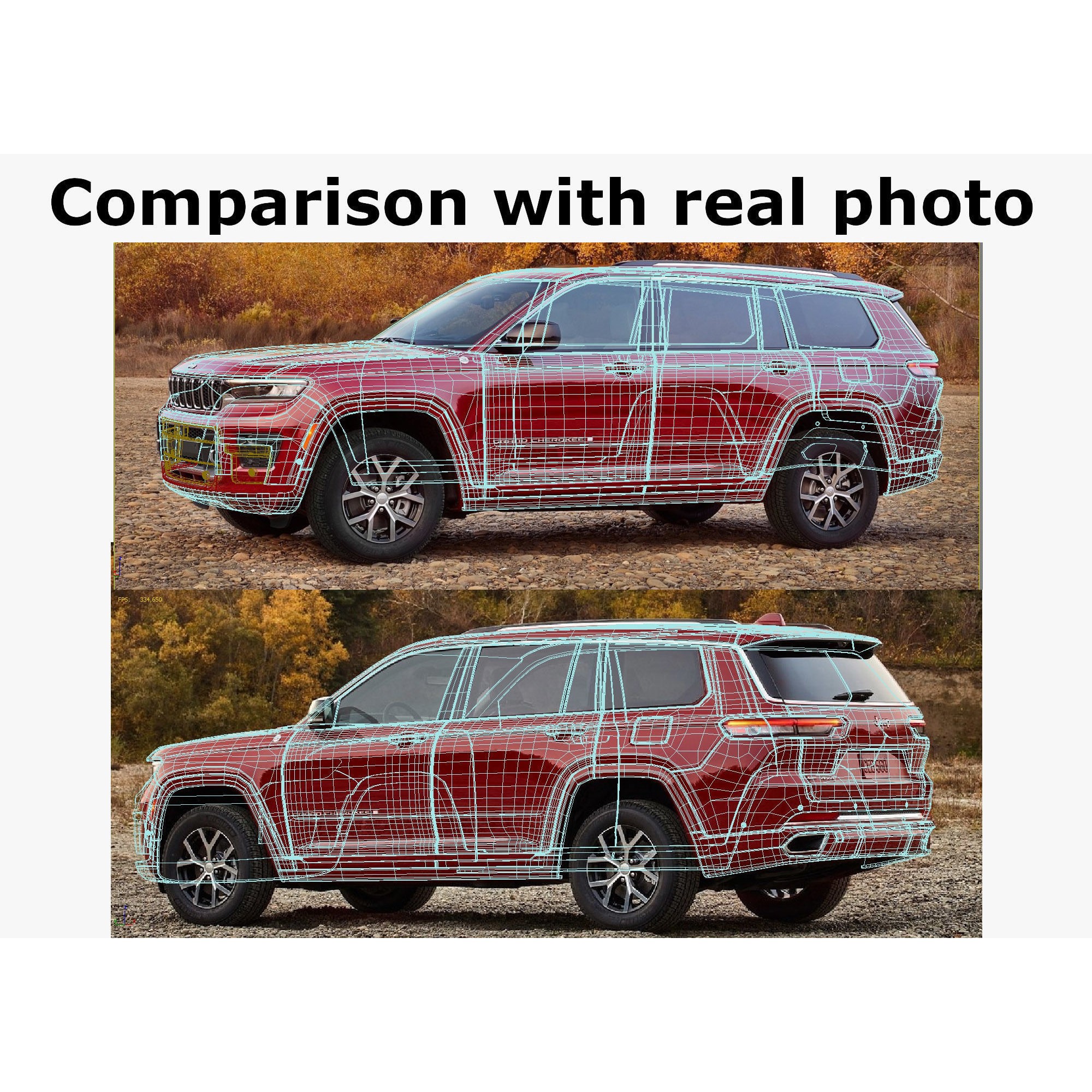 Jeep Grand Cherokee L 2022 - Detailed 3D Model - View 31