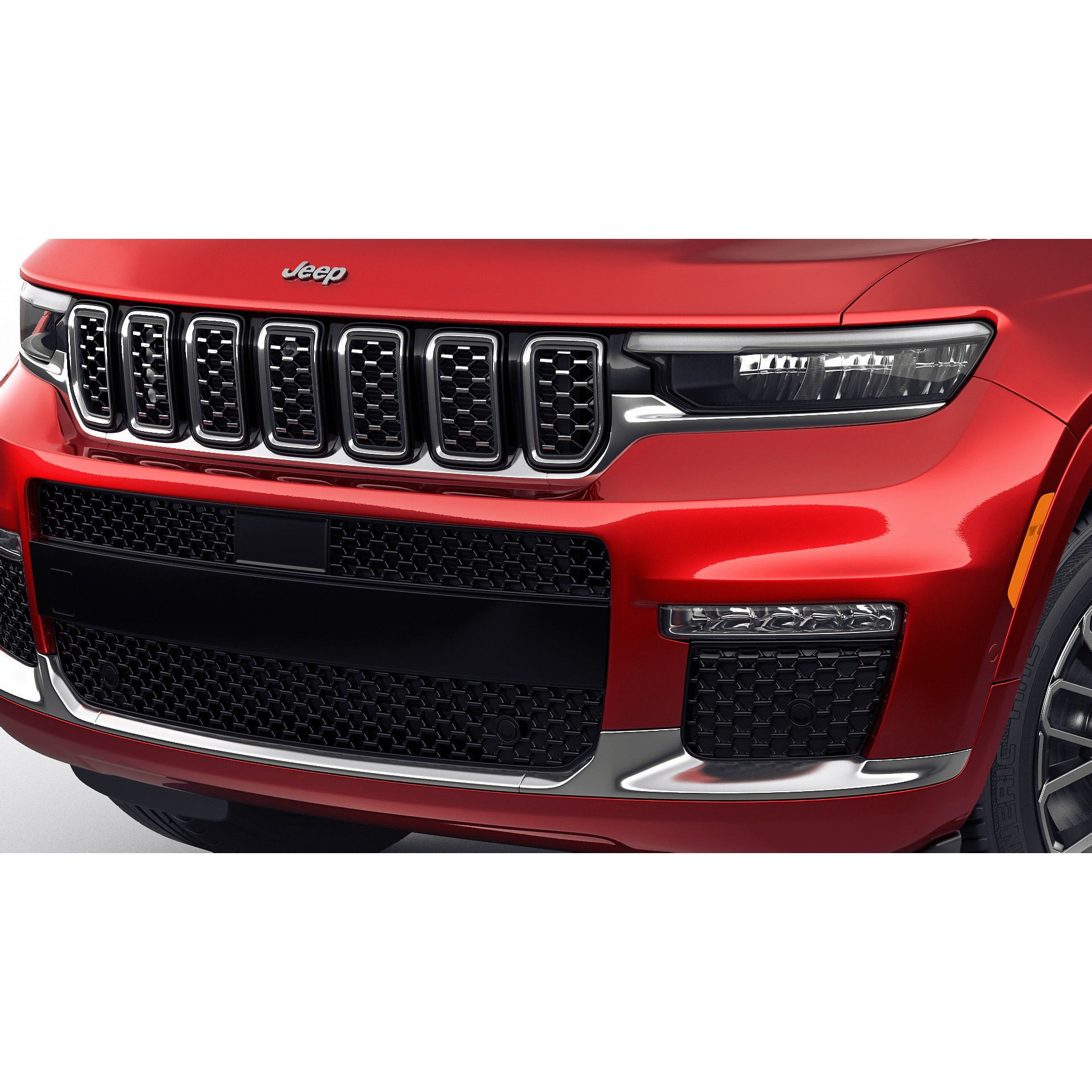 Jeep Grand Cherokee L 2022 - Detailed 3D Model - View 6