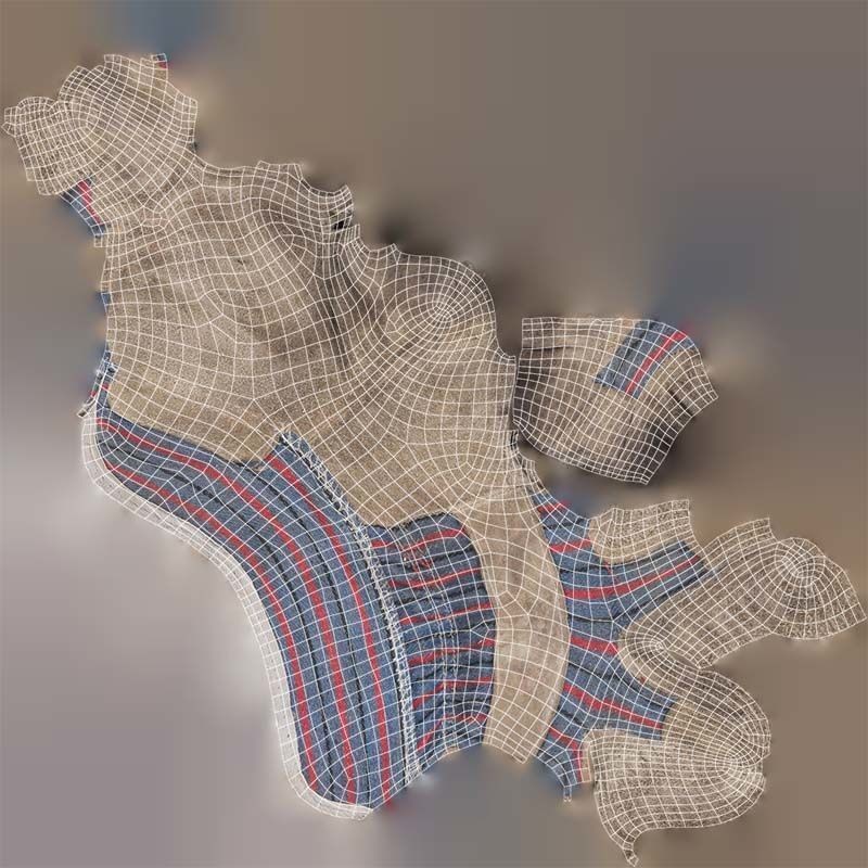 Gloved Hand 3D Model – Low Poly Character Asset, PBR Textures - View 16