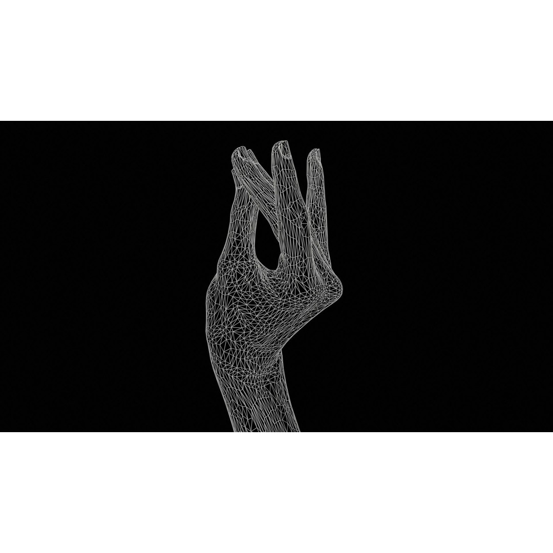 Single Hand 3D Model – Low Poly Character with PBR Textures - View 13
