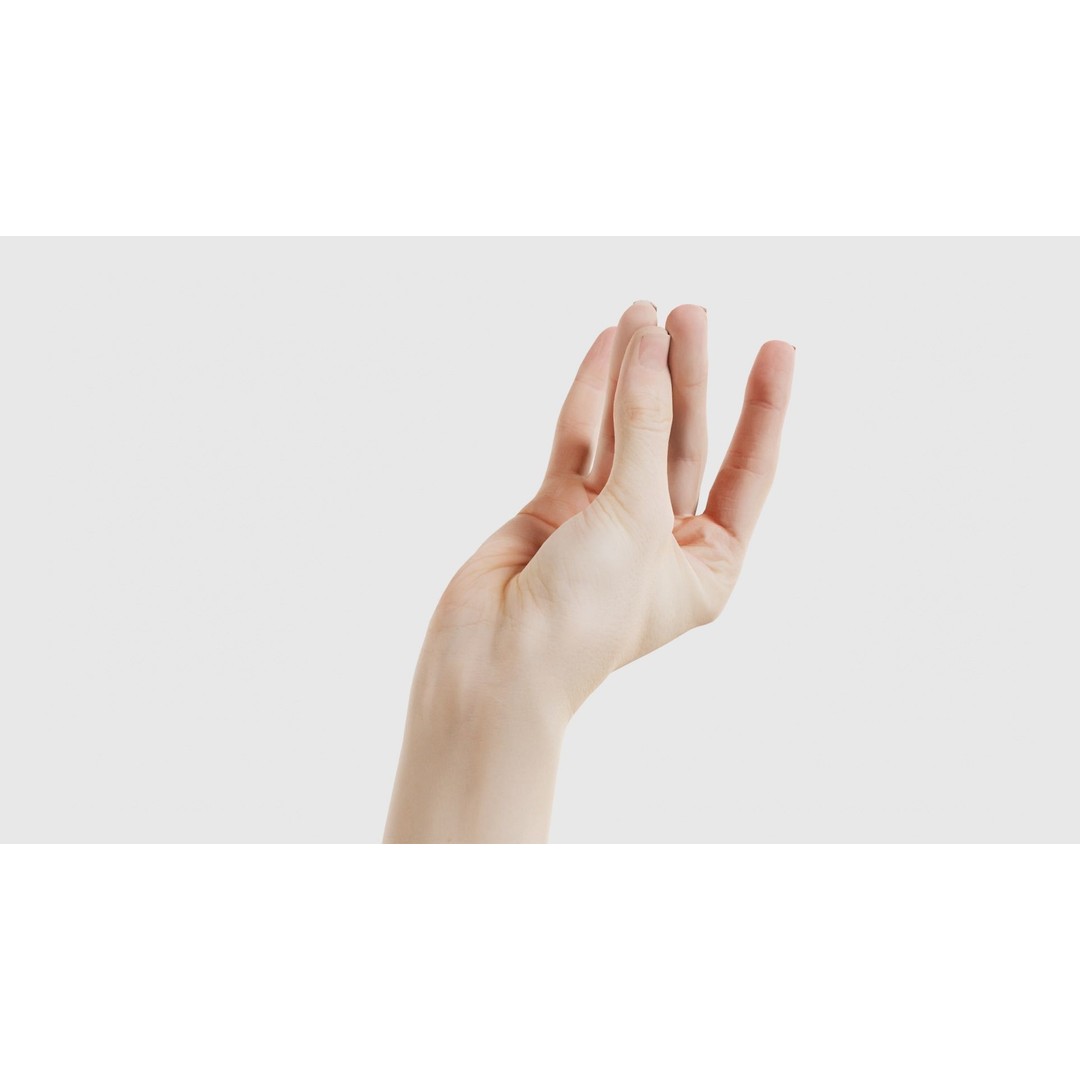 Single Hand 3D Model – Low Poly Character with PBR Textures - View 20