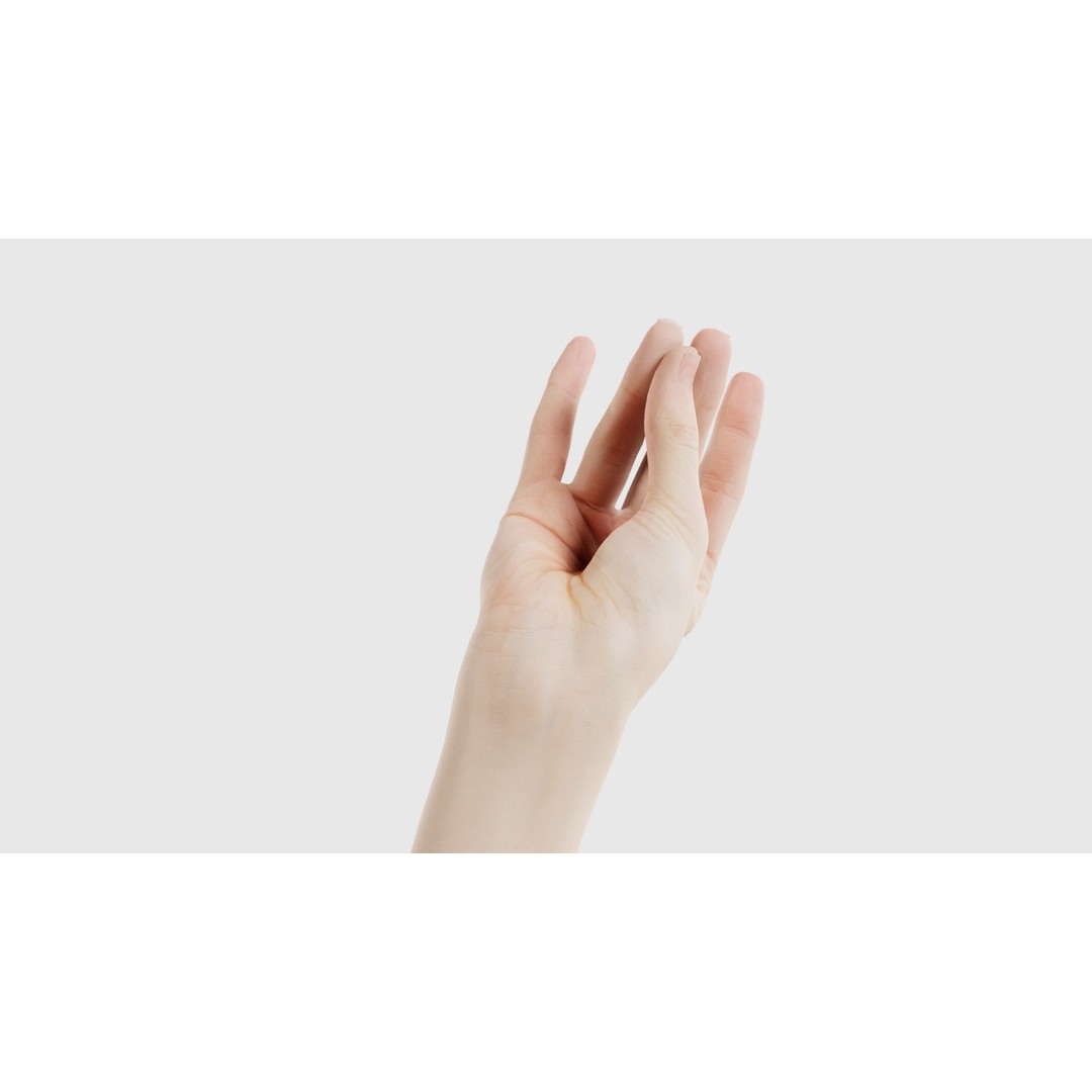 Single Hand 3D Model – Low Poly Character with PBR Textures - View 21
