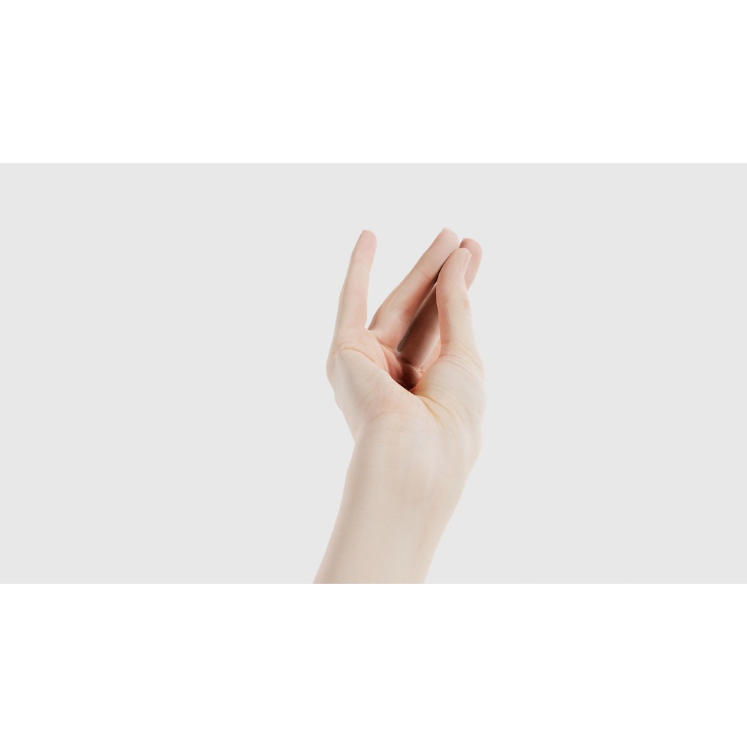 Single Hand 3D Model – Low Poly Character with PBR Textures - View 22