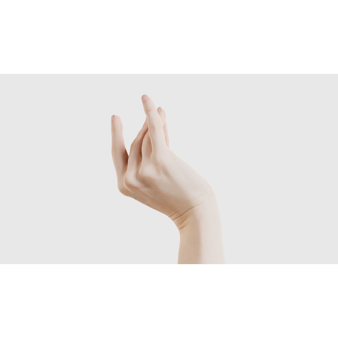 Single Hand 3D Model – Low Poly Character with PBR Textures - View 25