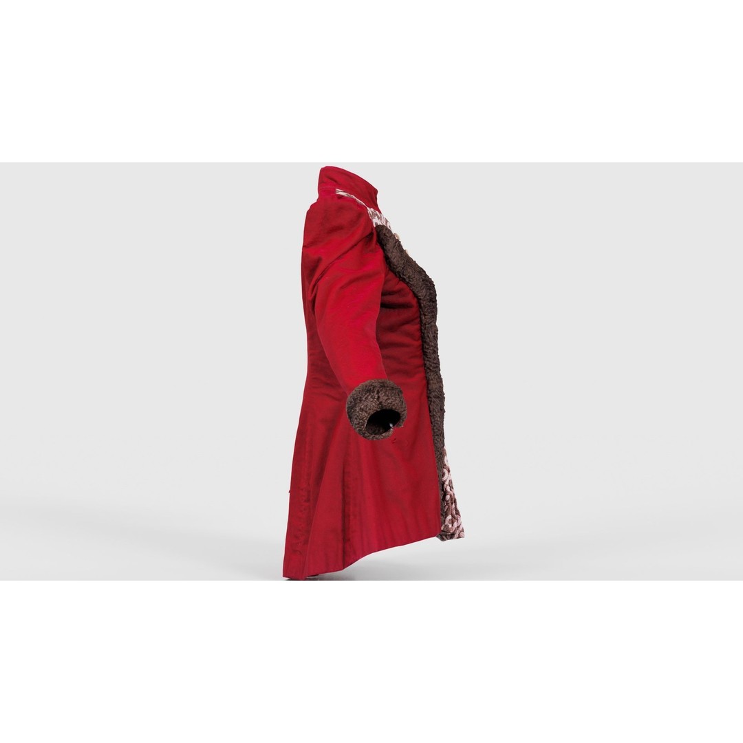 Queen Jacket 3D Model – Low Poly Outerwear with PBR Textures, FBX - View 20