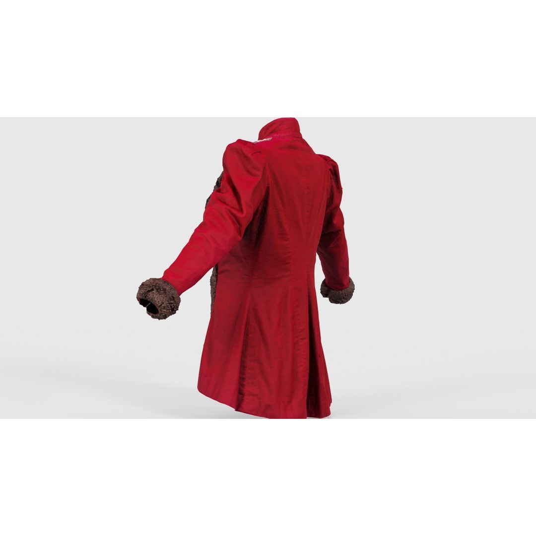 Queen Jacket 3D Model – Low Poly Outerwear with PBR Textures, FBX - View 25