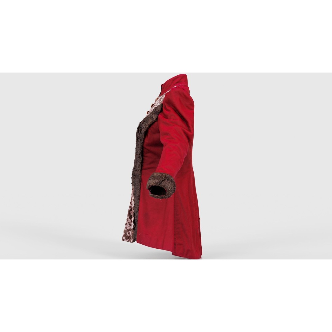 Queen Jacket 3D Model – Low Poly Outerwear with PBR Textures, FBX - View 26