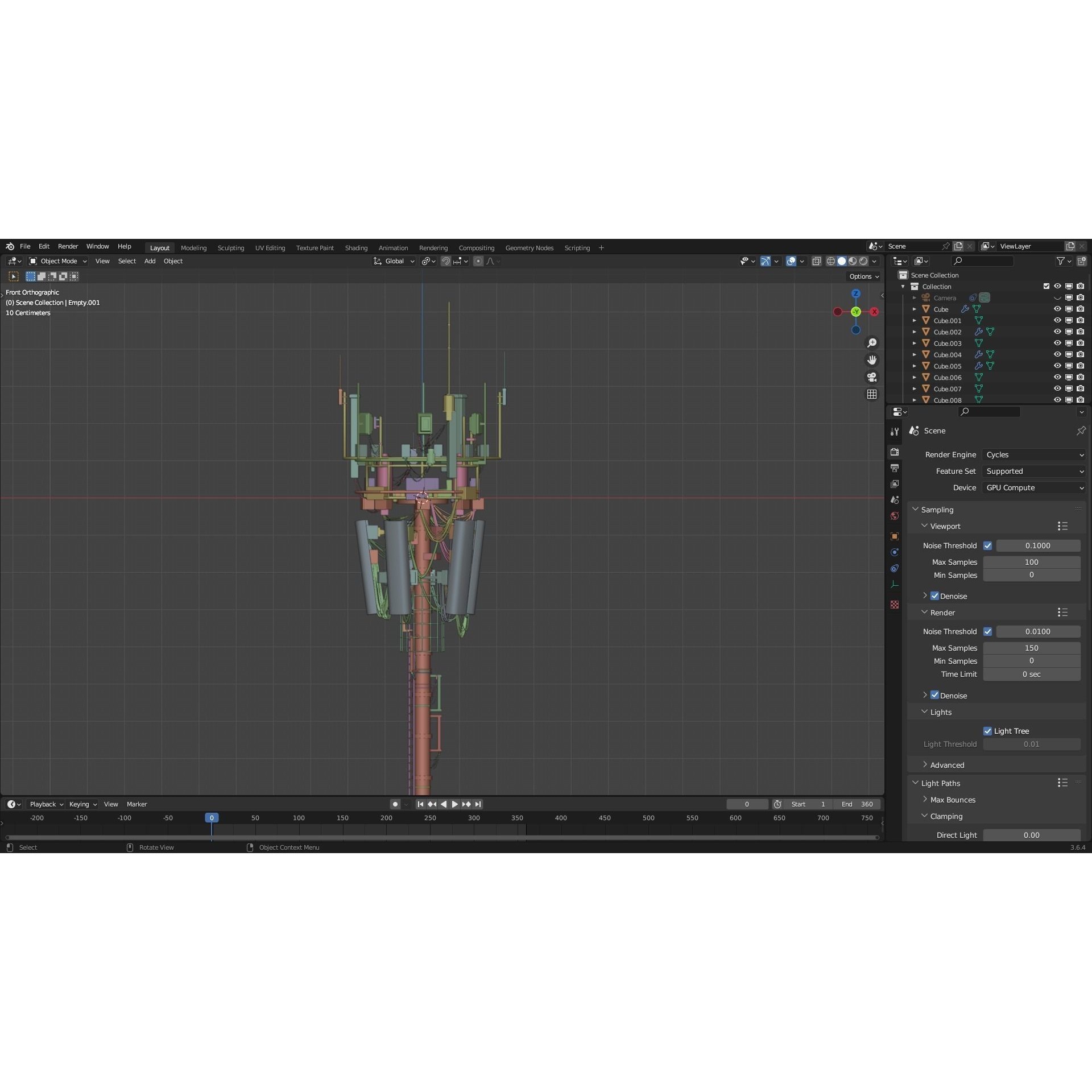 Antenna Tower - Low-Poly Game-Ready 3D Model - View 13