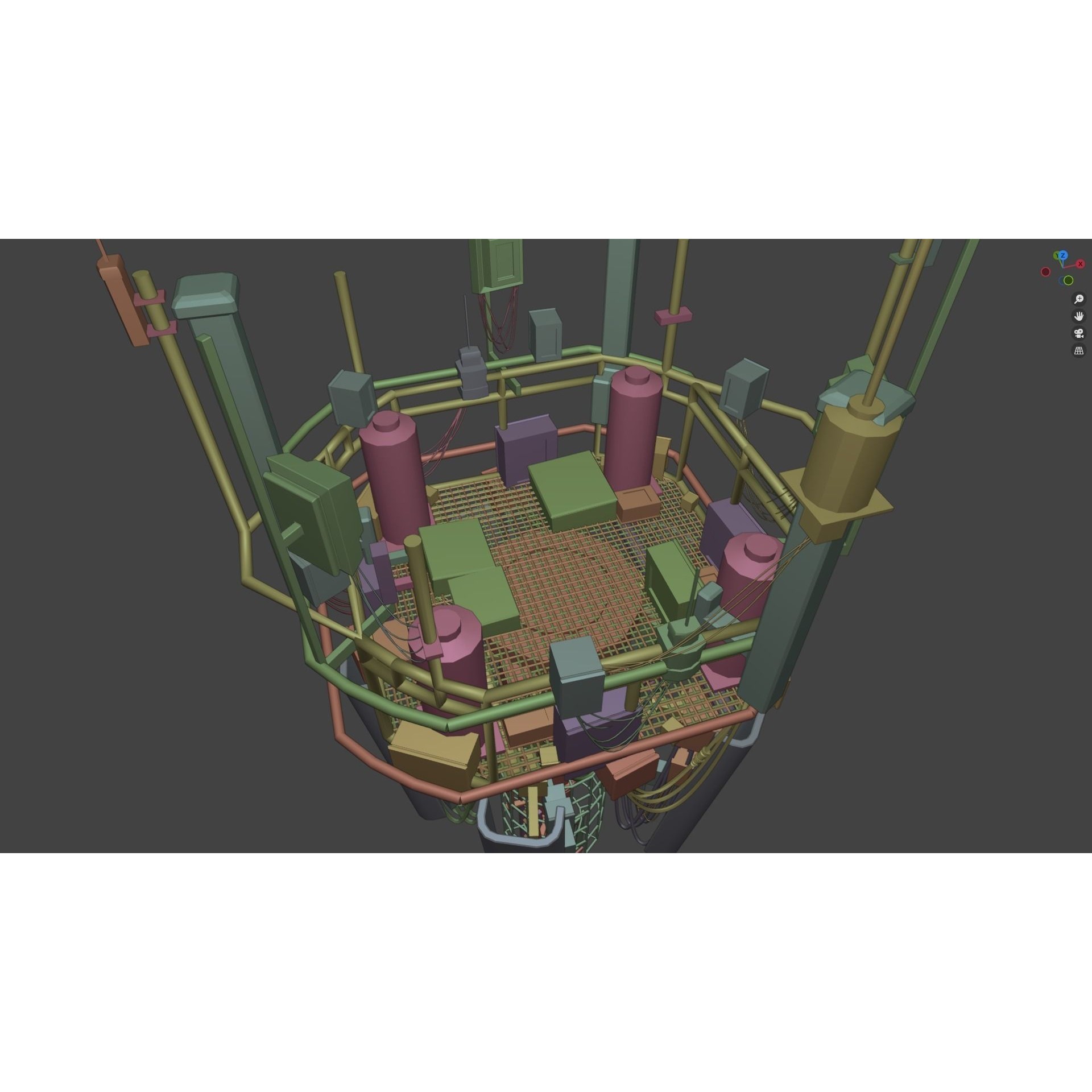 Antenna Tower - Low-Poly Game-Ready 3D Model - View 14