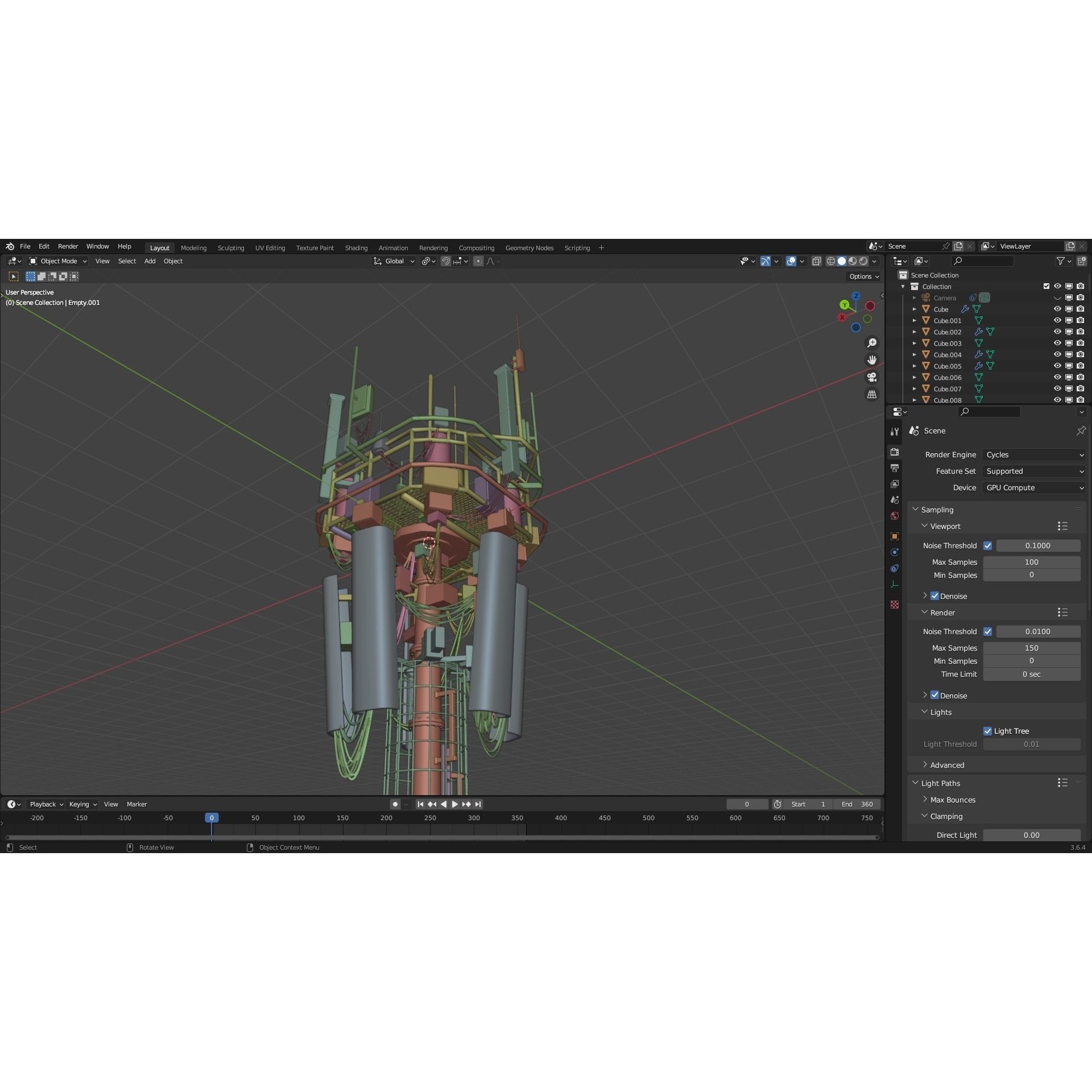 Antenna Tower - Low-Poly Game-Ready 3D Model - View 16
