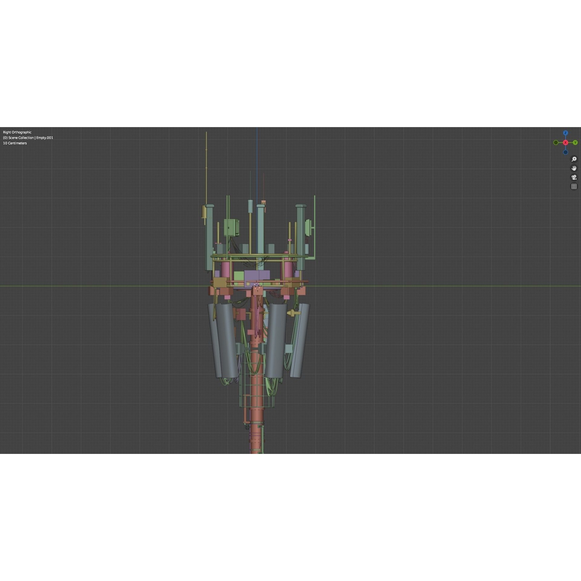 Antenna Tower - Low-Poly Game-Ready 3D Model - View 17