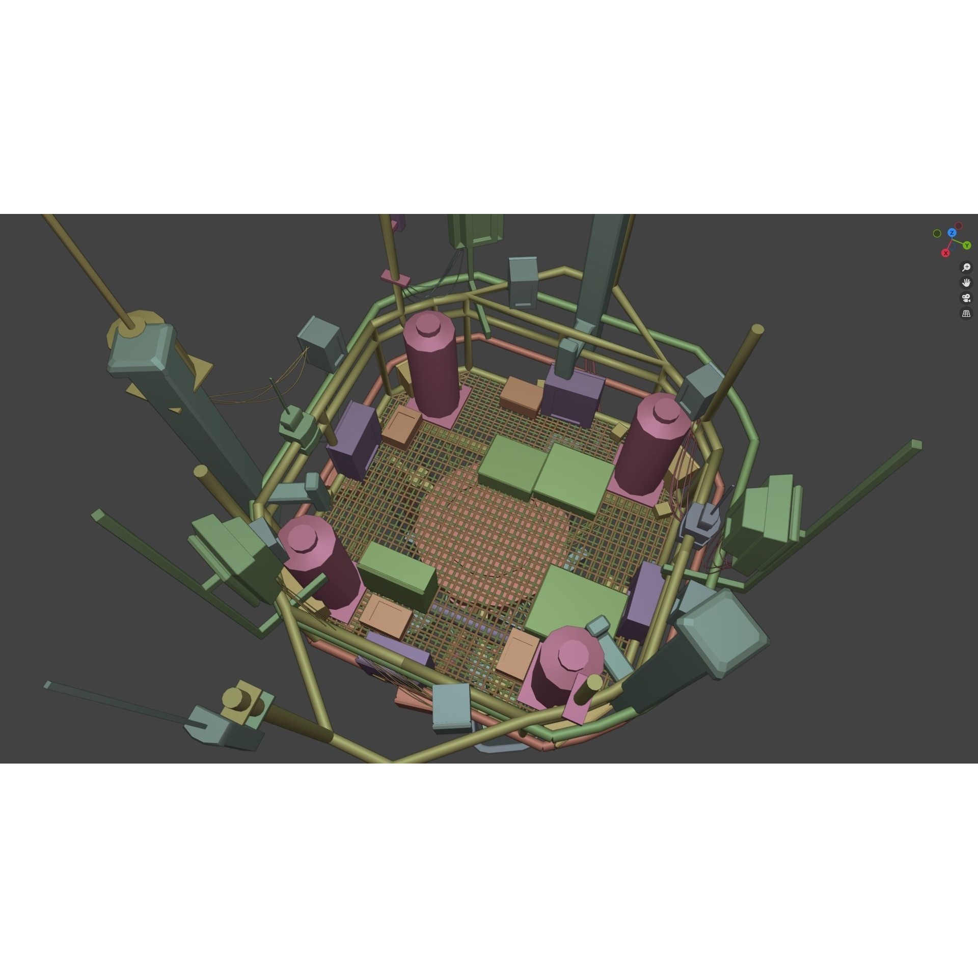 Antenna Tower - Low-Poly Game-Ready 3D Model - View 19