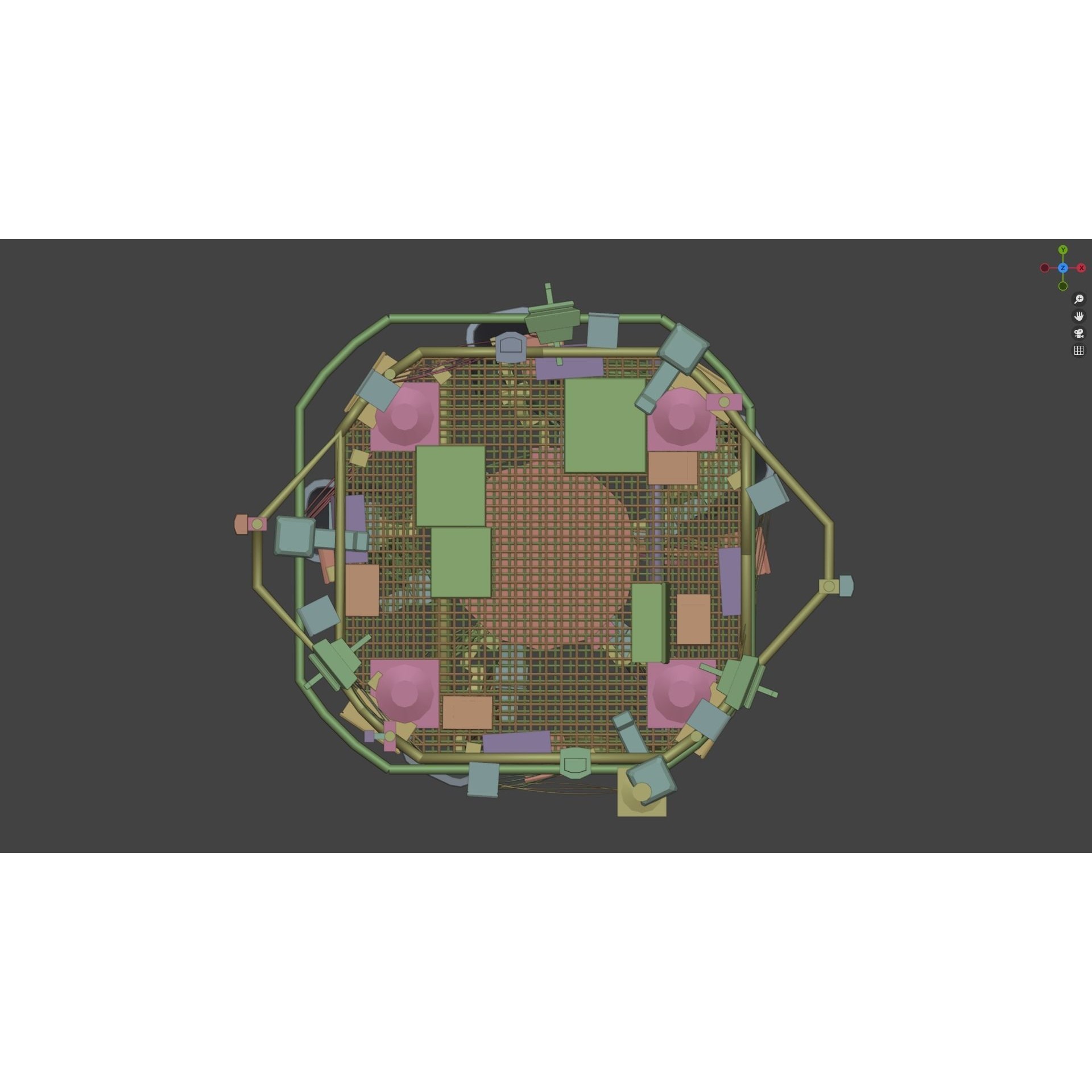 Antenna Tower - Low-Poly Game-Ready 3D Model - View 21