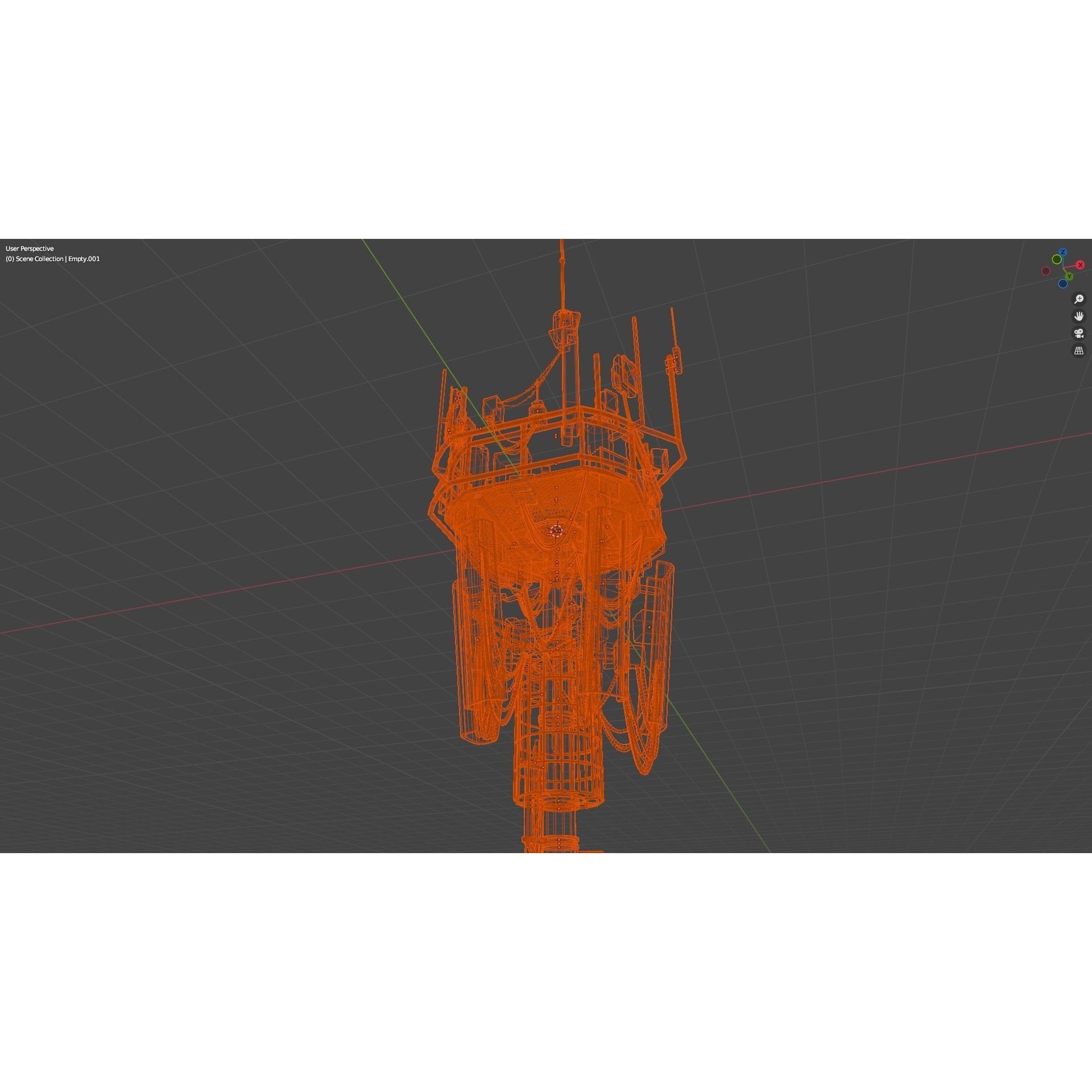 Antenna Tower - Low-Poly Game-Ready 3D Model - View 27