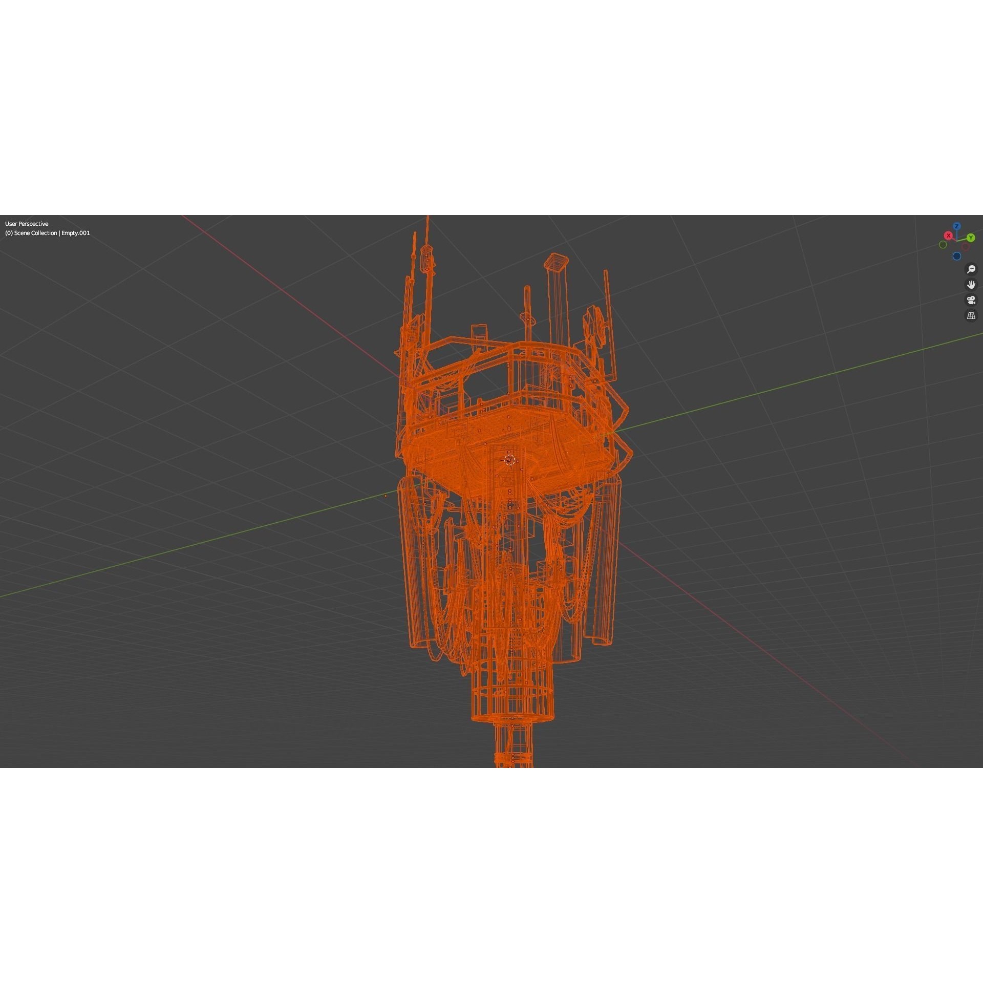 Antenna Tower - Low-Poly Game-Ready 3D Model - View 28