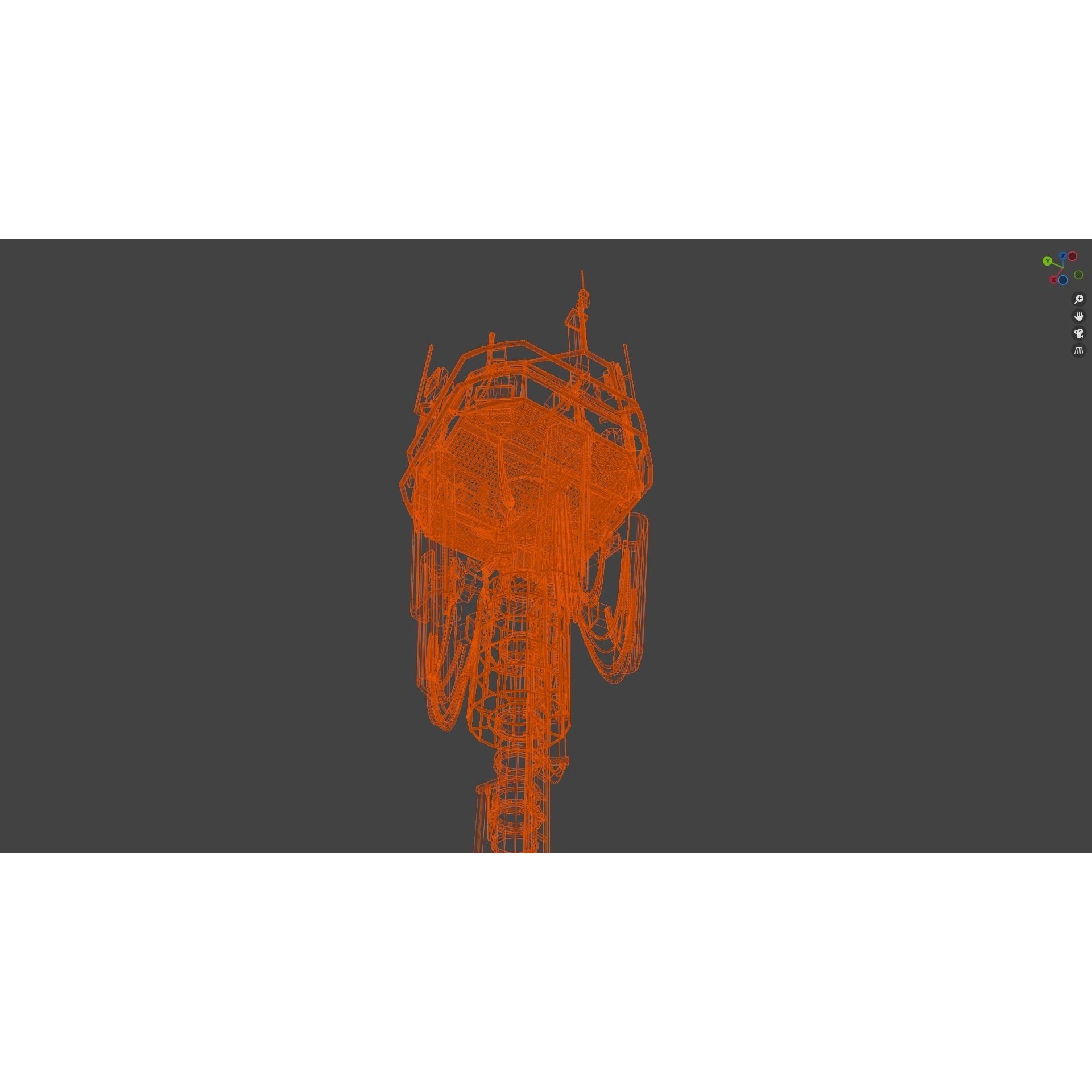 Antenna Tower - Low-Poly Game-Ready 3D Model - View 31
