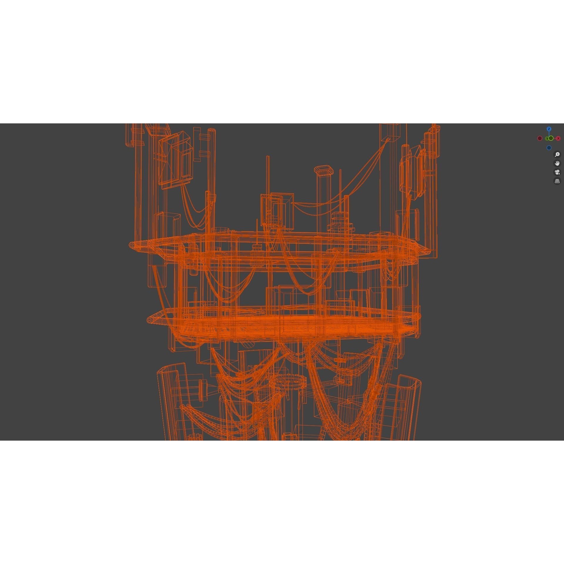 Antenna Tower - Low-Poly Game-Ready 3D Model - View 33