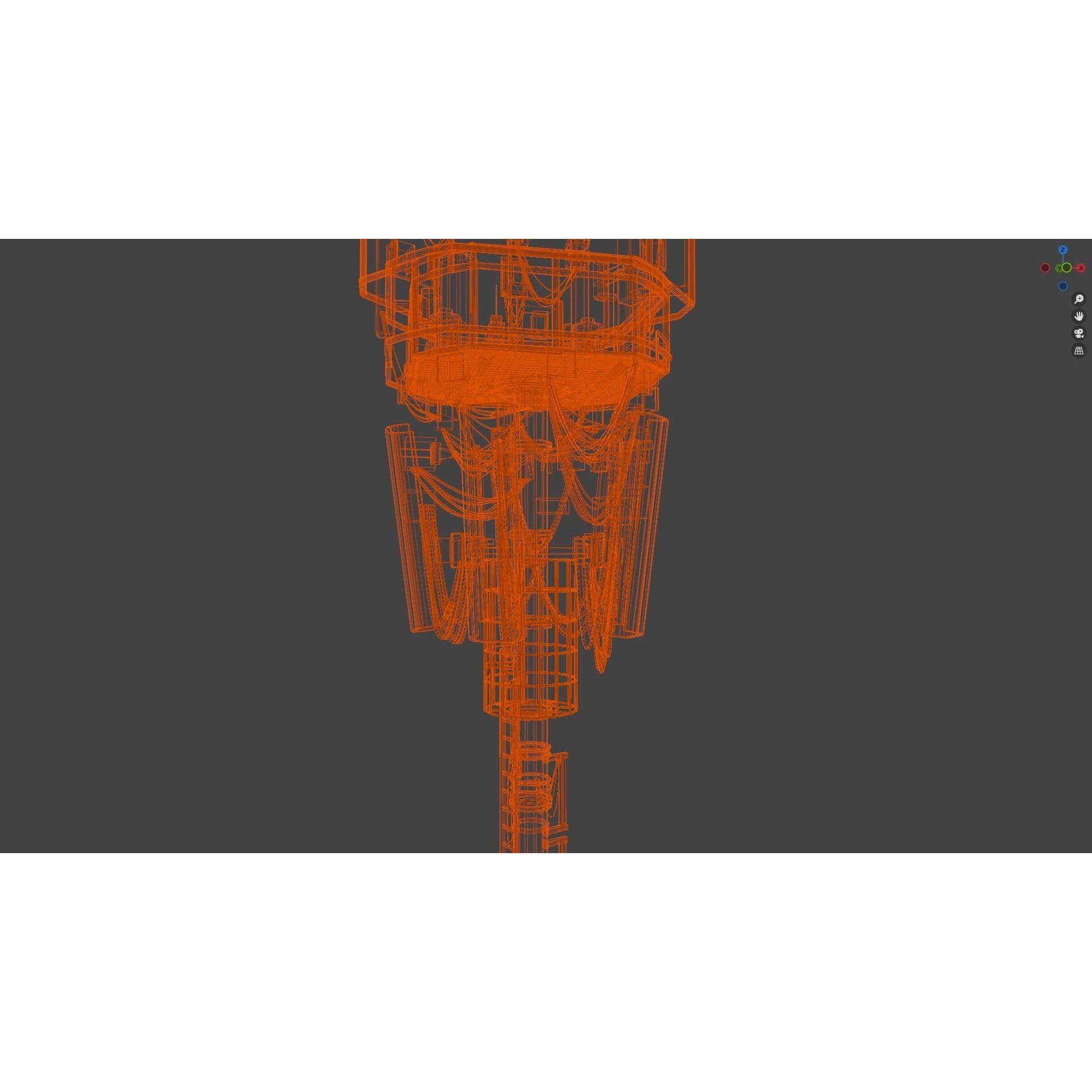 Antenna Tower - Low-Poly Game-Ready 3D Model - View 35